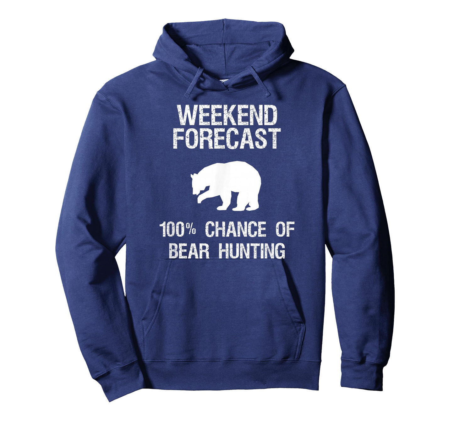 Bear Hunting T-Shirt Gift - Funny Hunter Weekend Forecast T-Shirt
