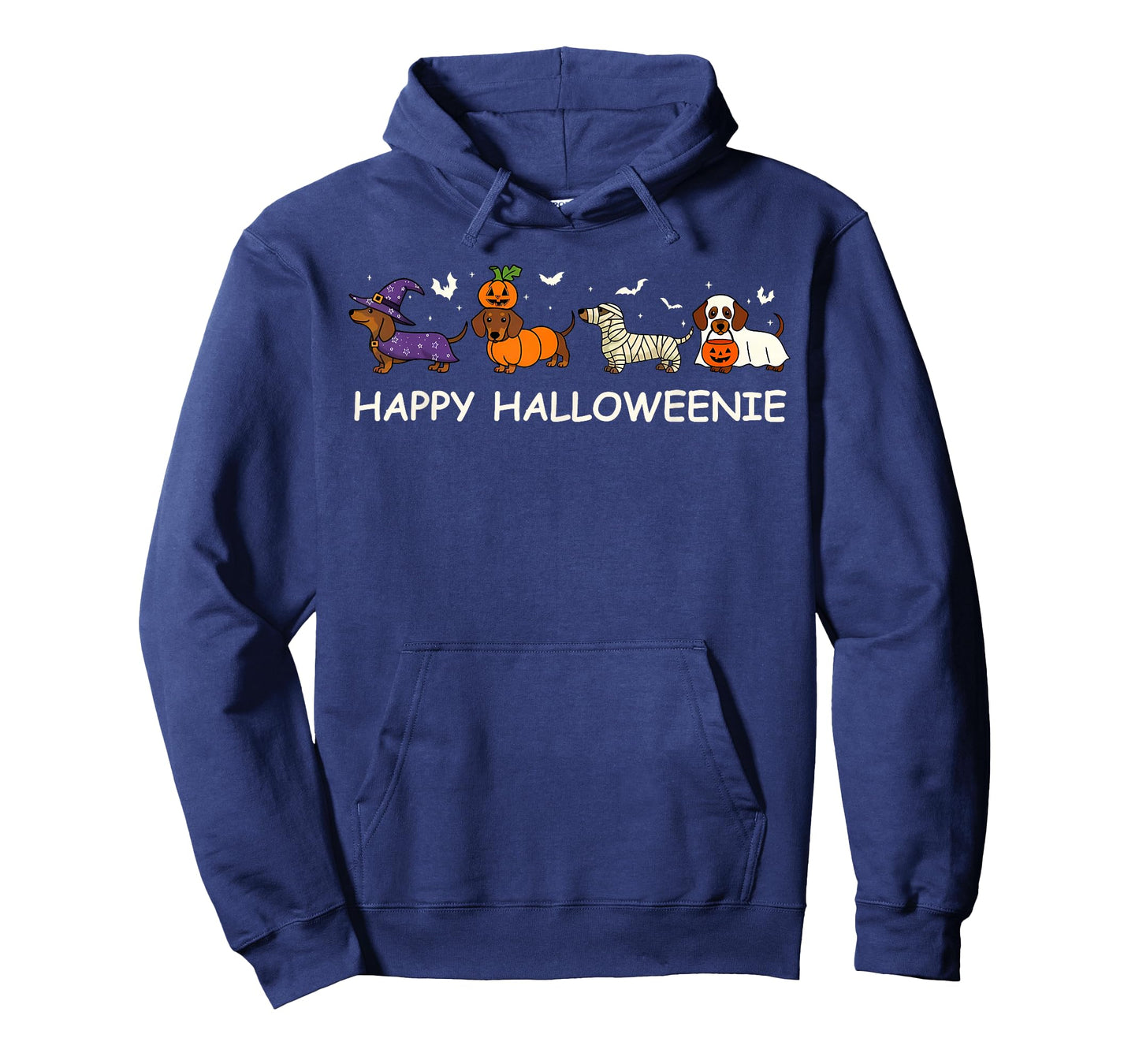 Weiner Dog Witch Happy Halloweenie Cute Halloween Dachshund T-Shirt