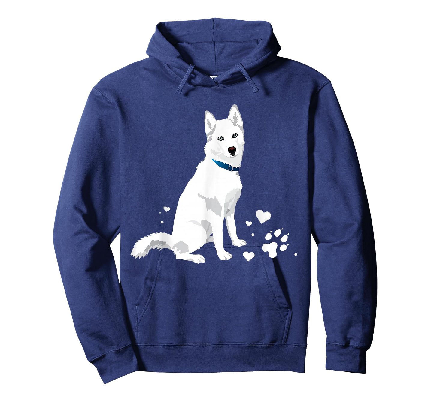 Cute White Siberian Husky - Sweet White Snow Dog T-Shirt