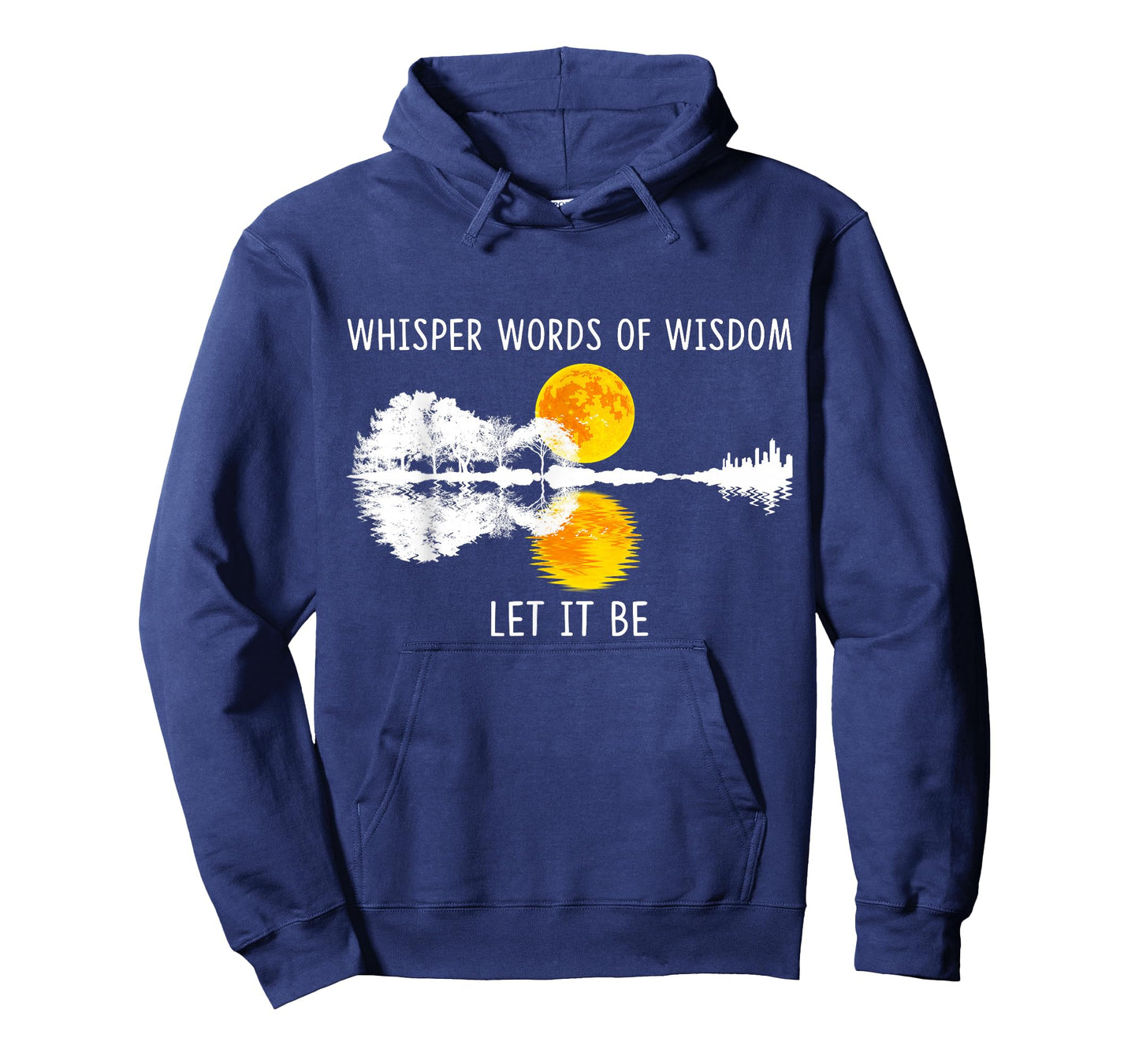 Whisper Words Of Wisdom Let It-Be Tshirt Guitar Lake Shadow T-Shirt