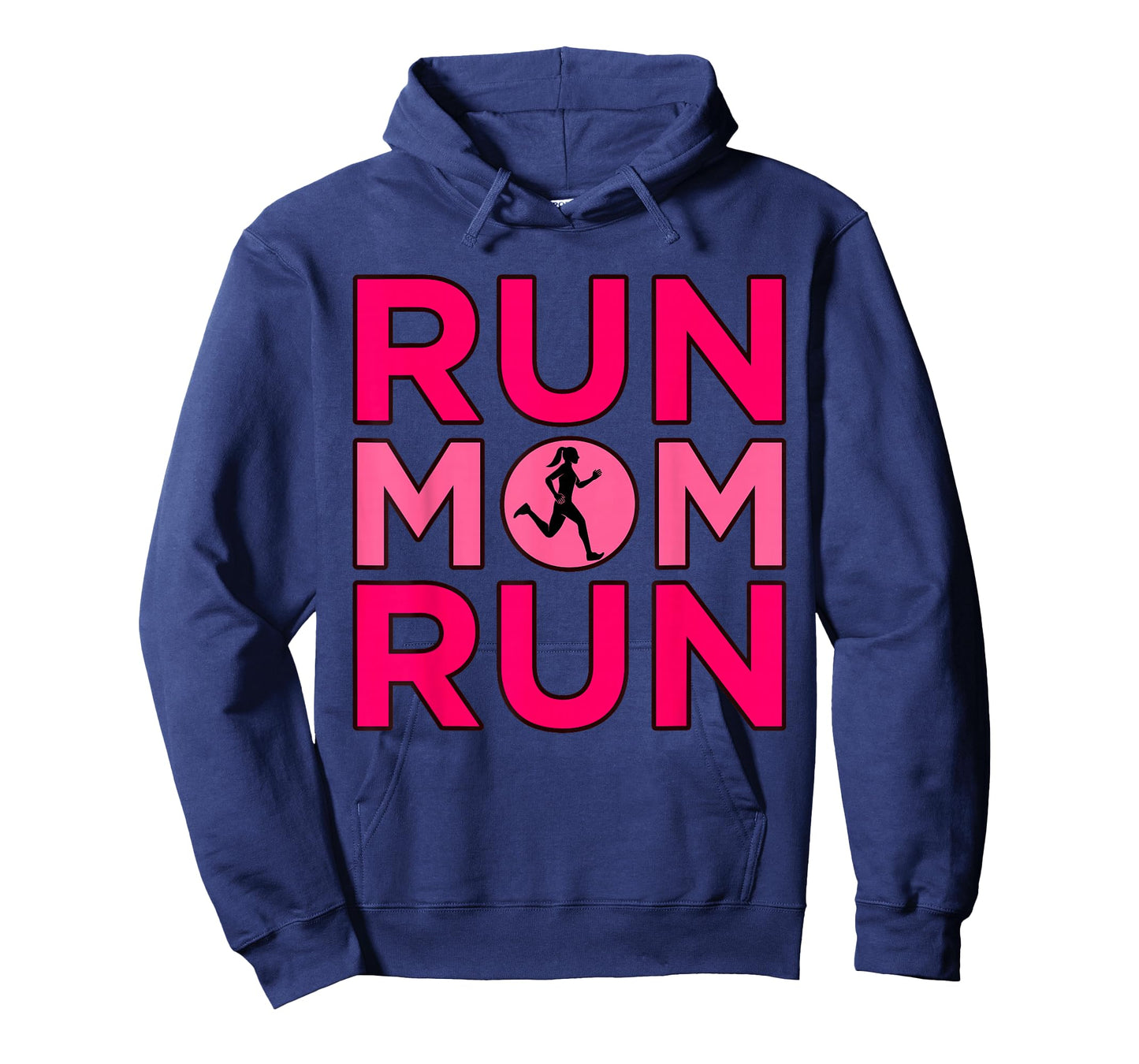 Run Mom Run Half Marathon Runner Running Lover Graphic T-Shirt