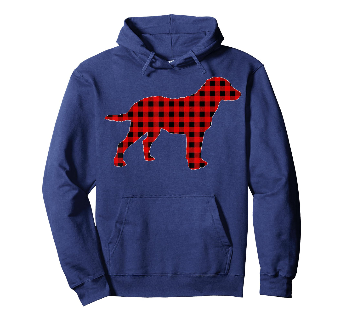 Buffalo Plaid Chesapeake Bay Retriever Dog Christmas Pajama T-Shirt