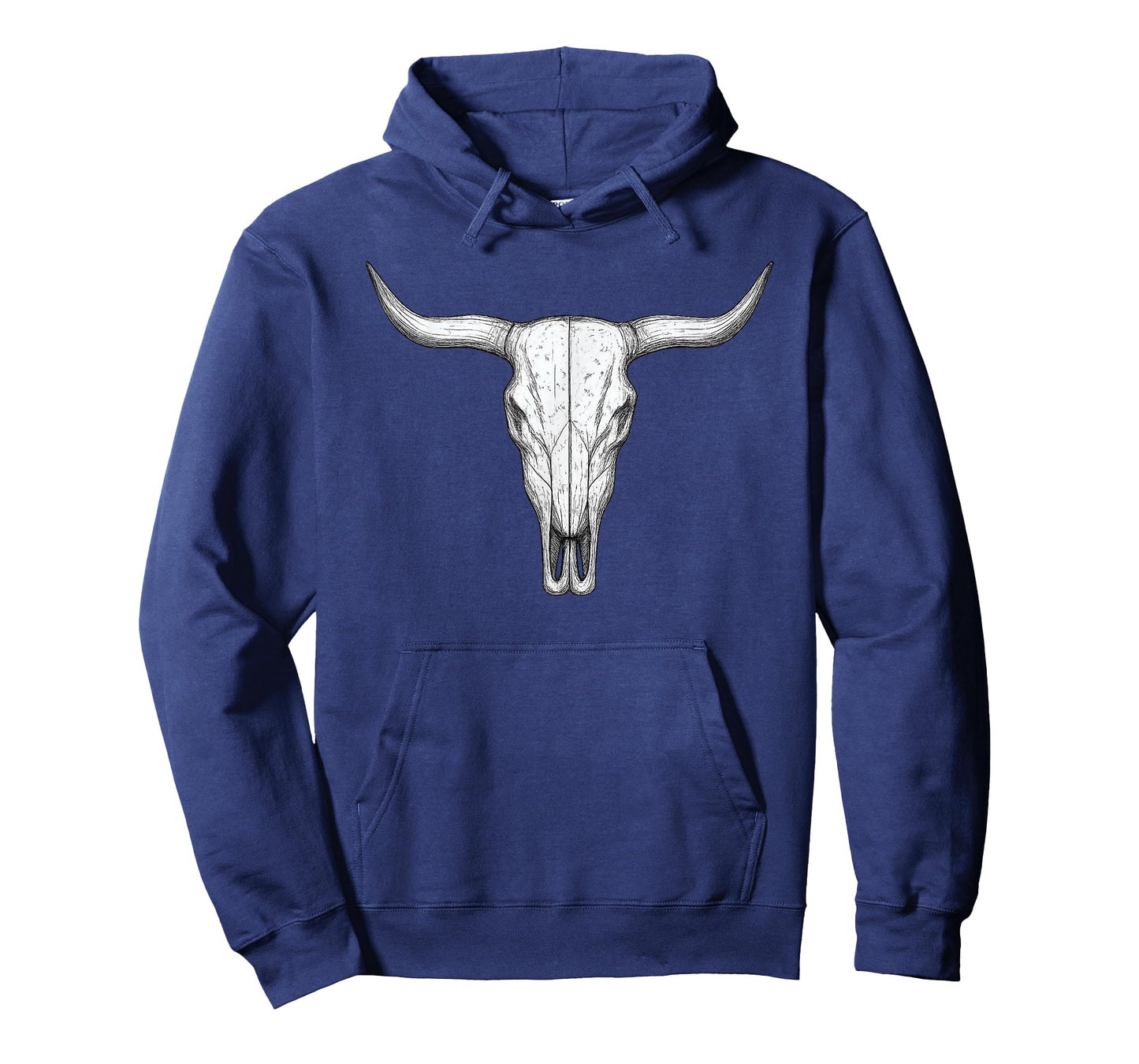 Longhorn Skull Bull Cow Skull Head Western Cowboy Rodeo T-Shirt