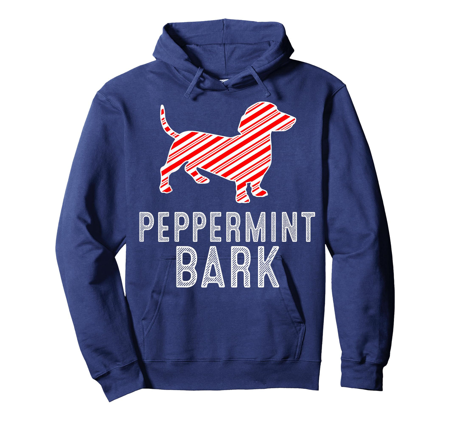 Dachshund Peppermint Bark Christmas Dog Lover Xmas Season T-Shirt