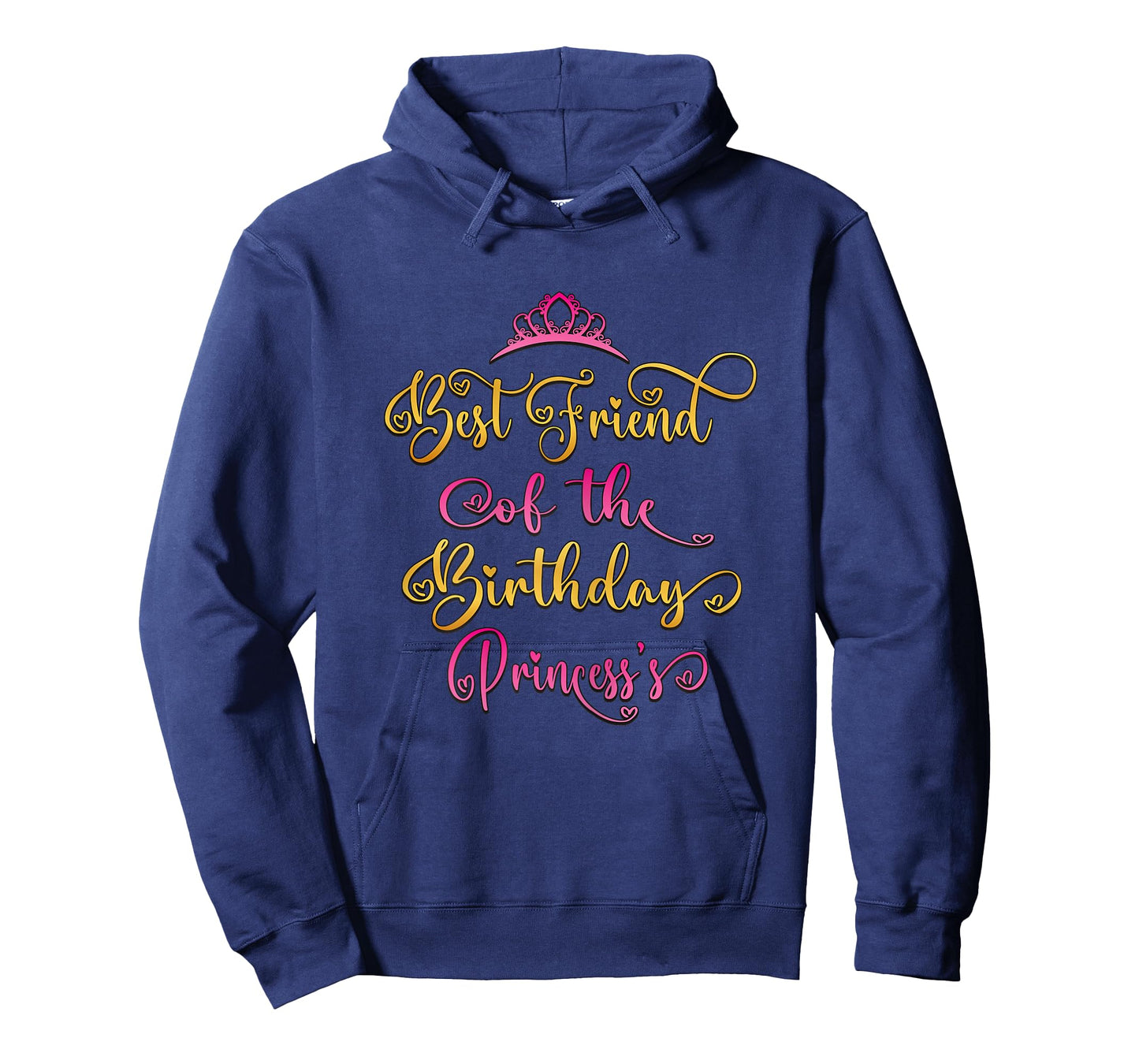 Best Friend Of The Birthday Princess Bday Party T-Shirt