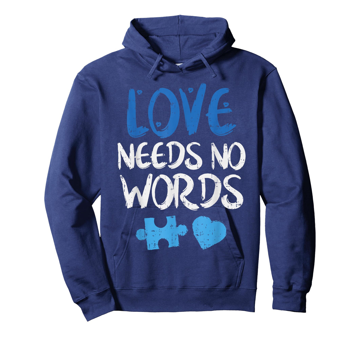 Love Needs No Words Autism Awareness Shirt Mom Dad Teacher T-Shirt