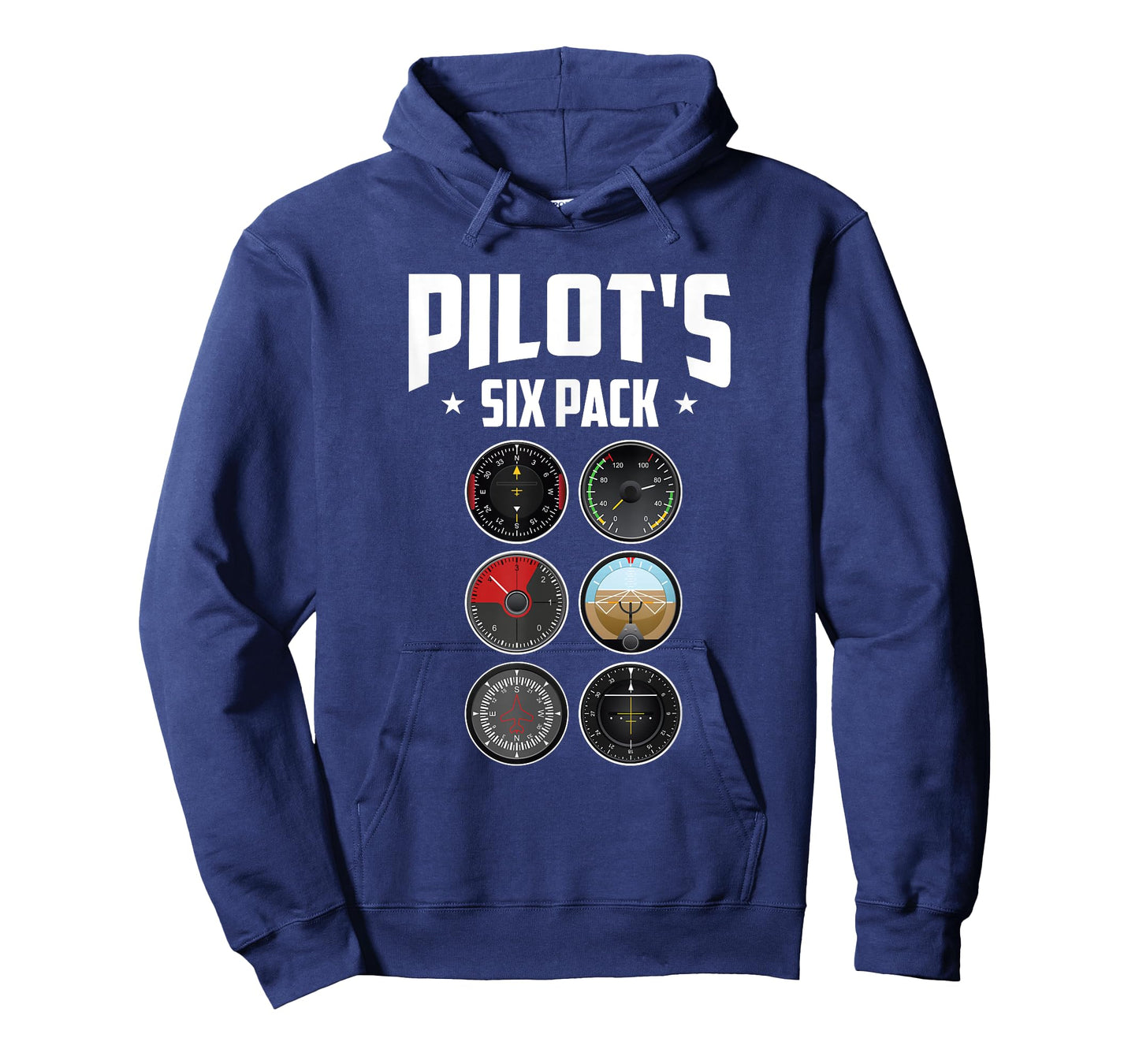 Pilot's Six Pack - Airline Pilot Aviation Aircraft Lover T-Shirt