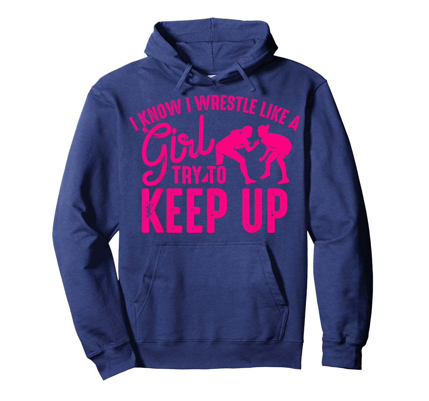 Funny Girl Wrestler Gift Cool Female Wrestling Lover Athlete T-Shirt
