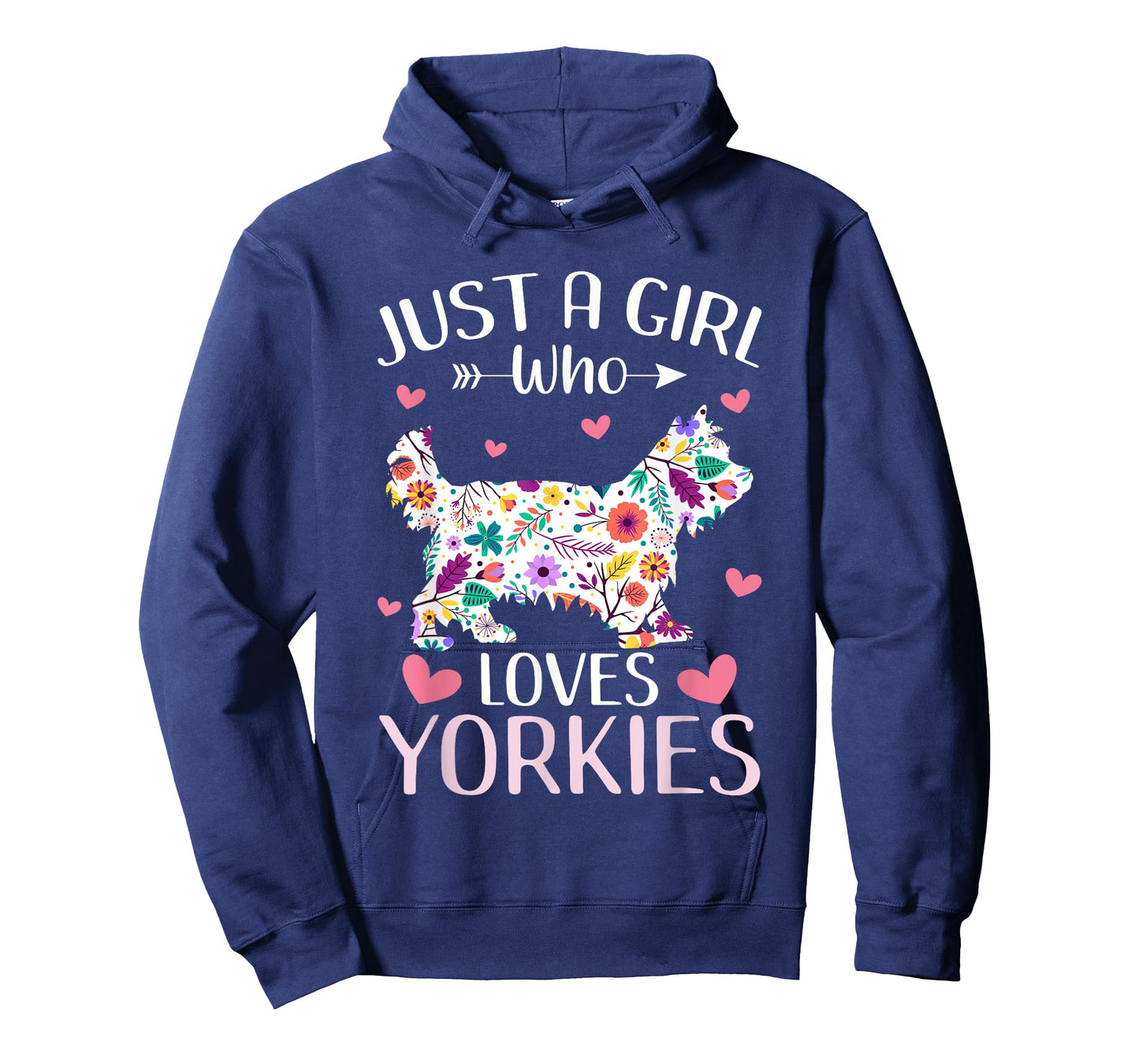 Just A Girl Who Loves Yorkies Cute Dog Lover girls kids T-Shirt