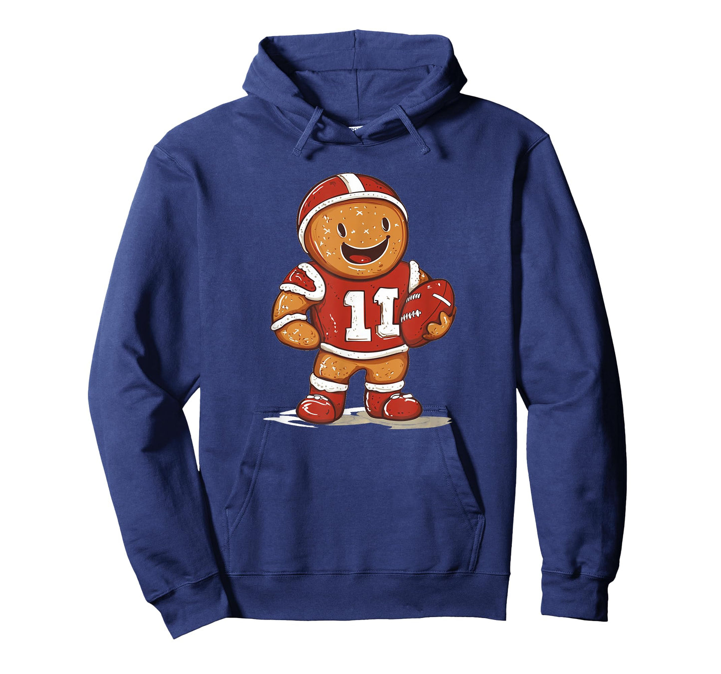 Touchdown Goals with This Gingerbread Man Football Player T-Shirt