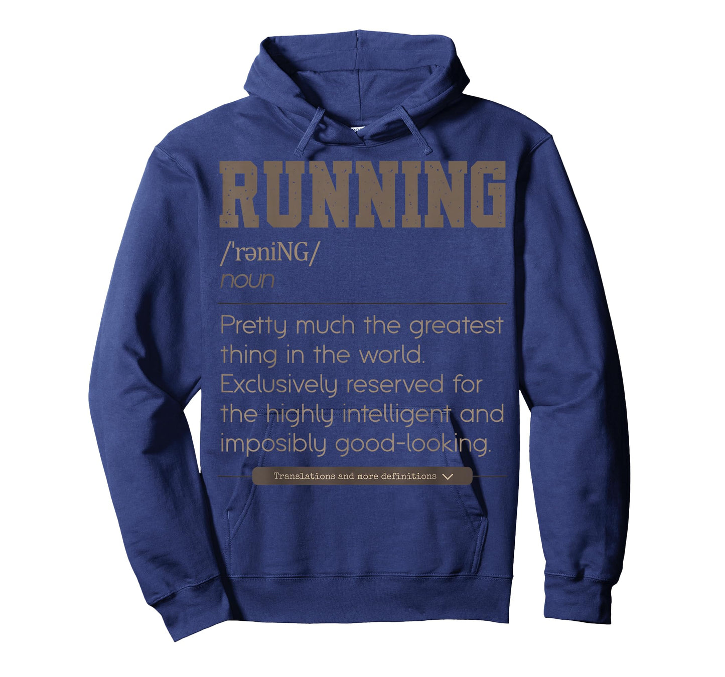 Running Definition Marathon Runner Cross Country Runner T-Shirt