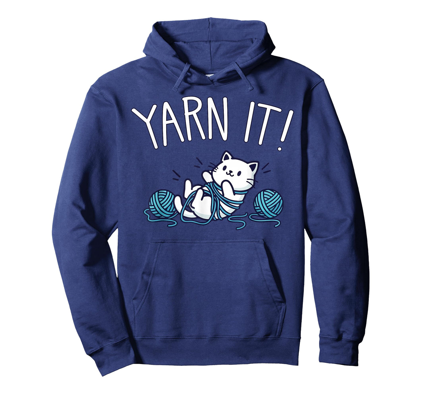 Cute Cat Yarn Play T-Shirt