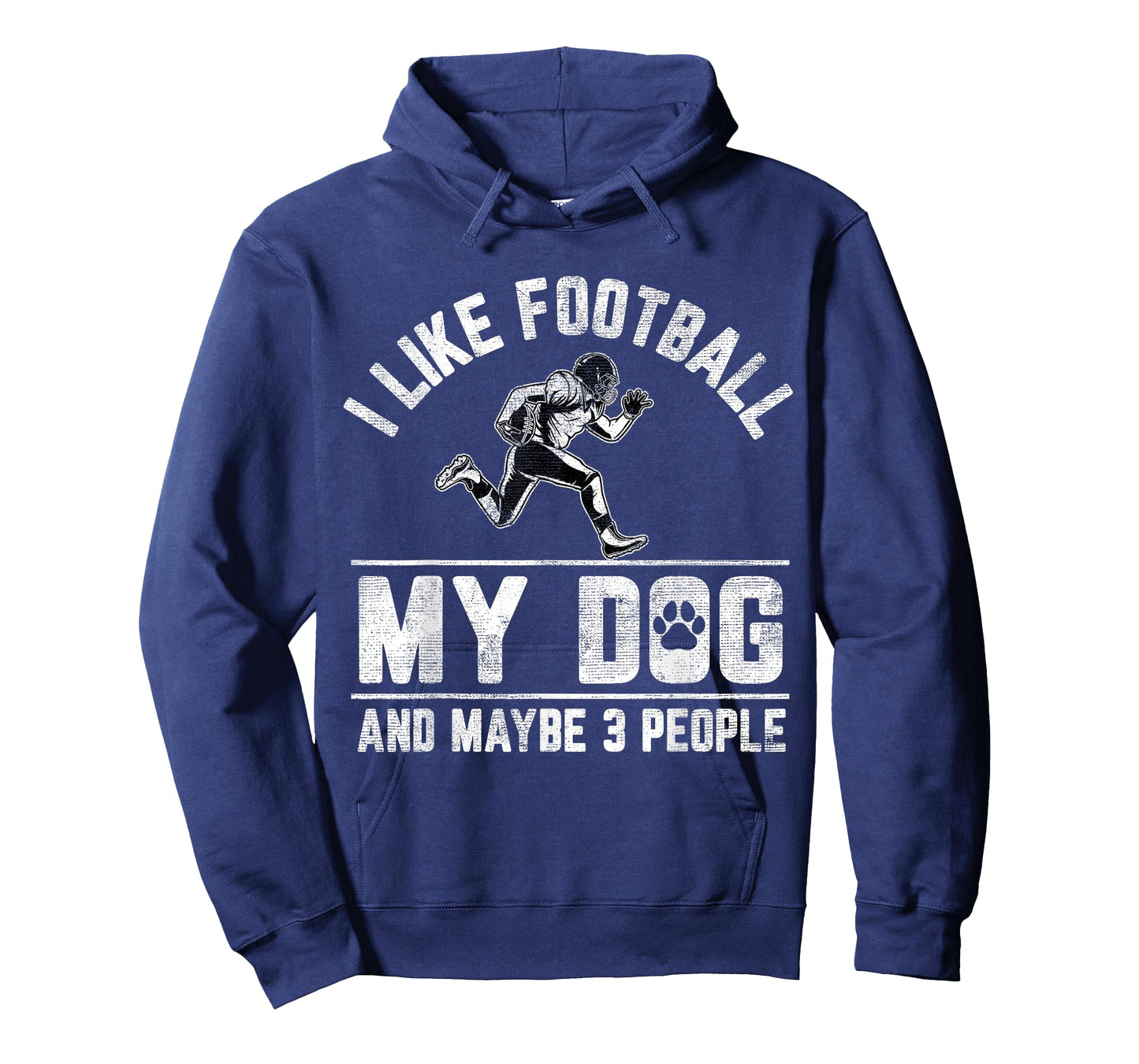 I Like Football My Dog And Maybe 3 People Funny Saying Men Women Girls Kids T-Shirt