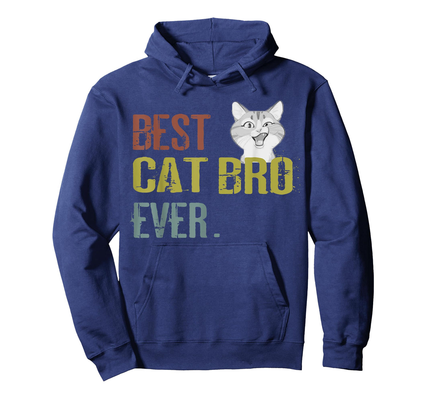 Vintage Best Cat bro Ever TShirt brother birthday Shirt Men Women Kids T-Shirt