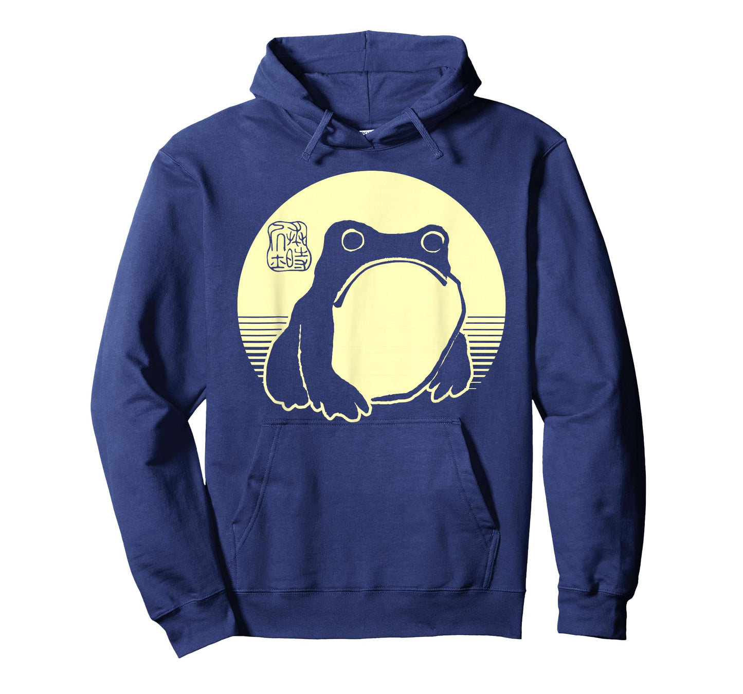Retro Aesthetic Grumpy Frog Cute Ukiyo Japanese Art Print T-Shirt