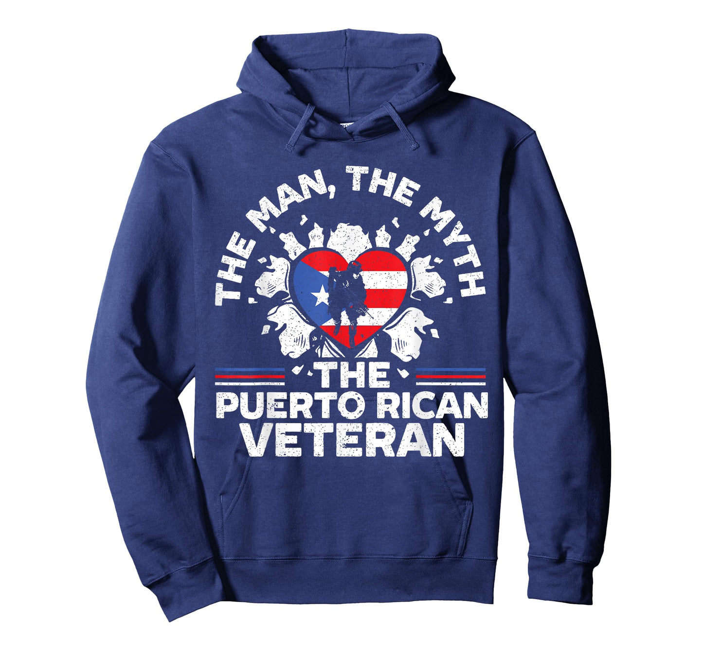 The Man The Myth The Puerto Rican Veteran Military Army T-Shirt