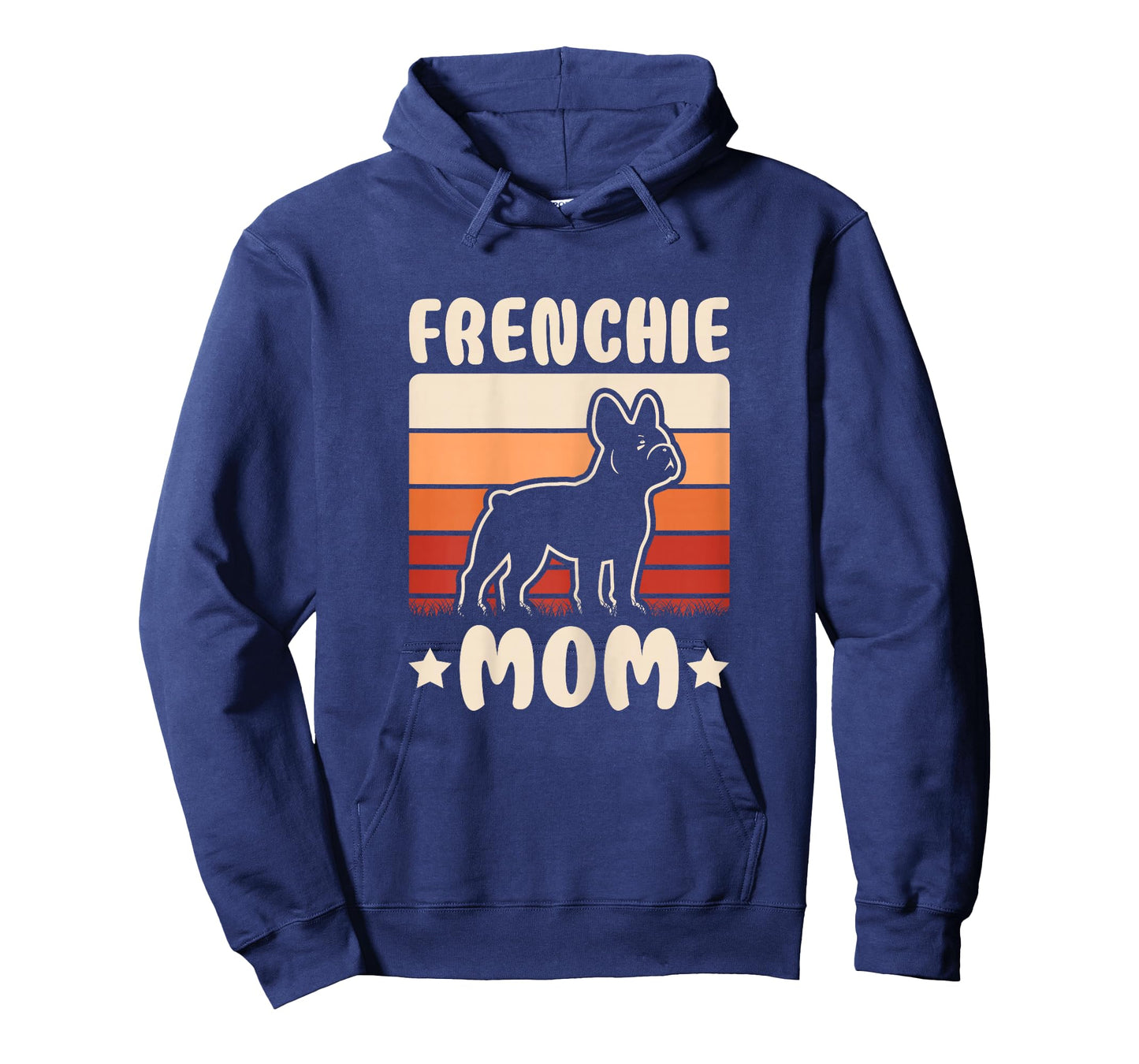 Frenchie Mom Retro French Bulldog Lover Mommy Women T-Shirt
