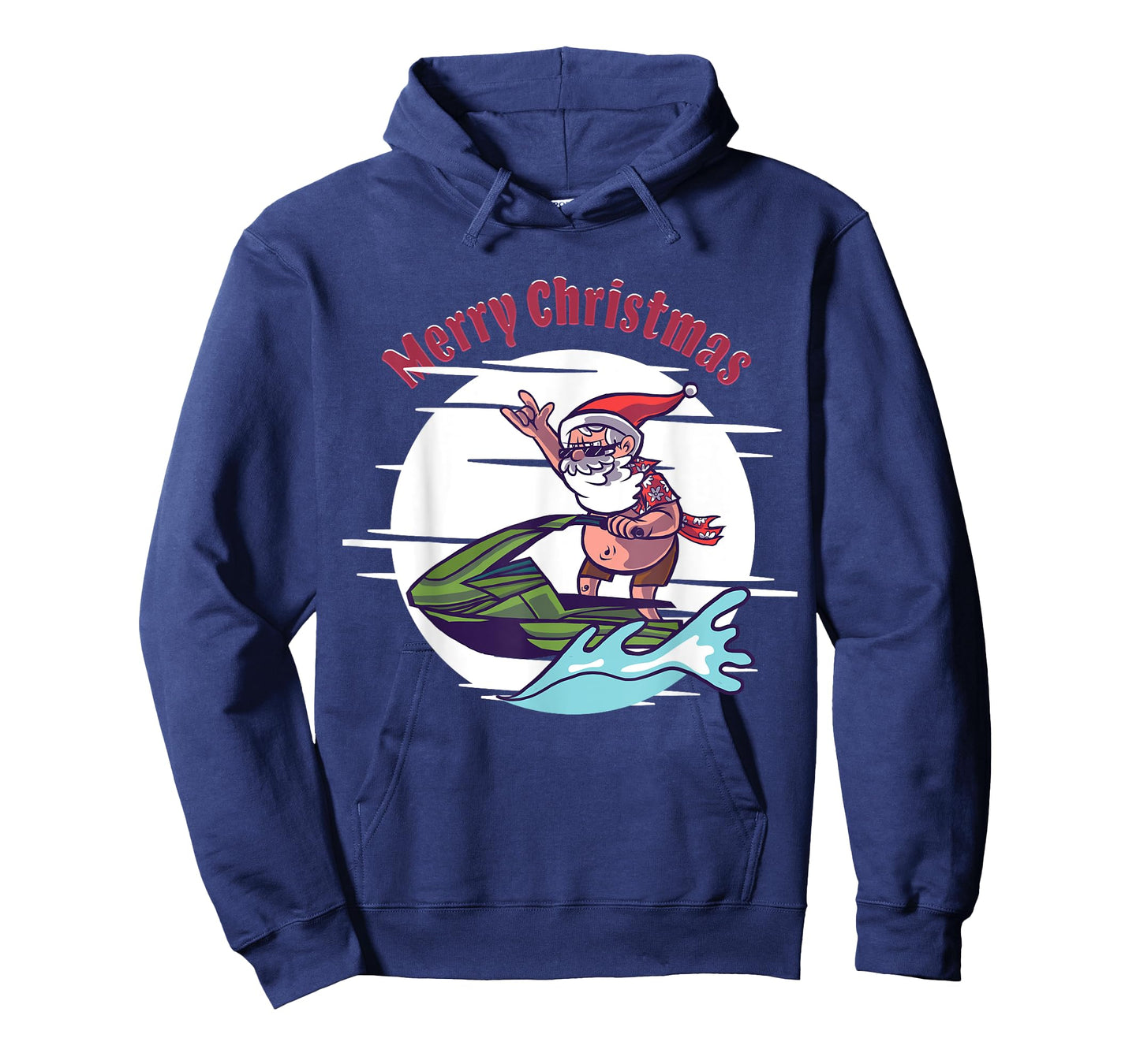Merry Christmas Santa Jet Ski Watersports T-Shirt