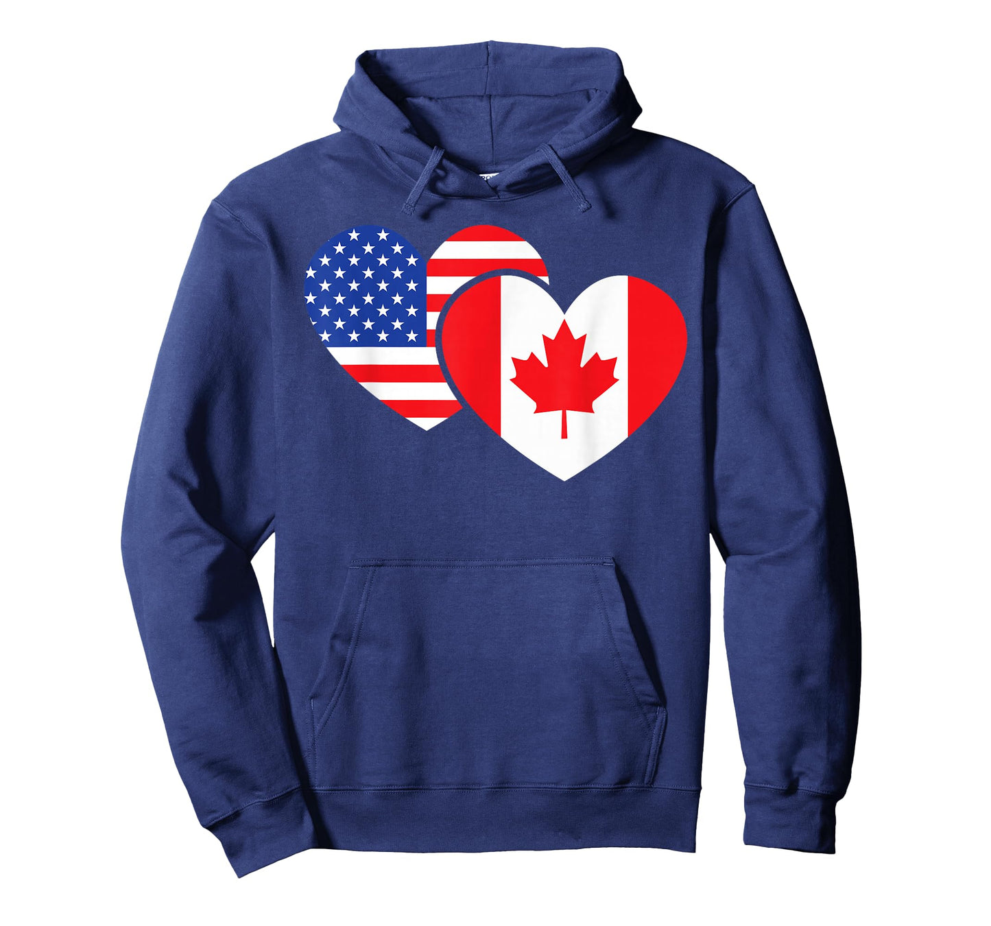 Friendship I Love Canada American Heart Cool T-Shirt