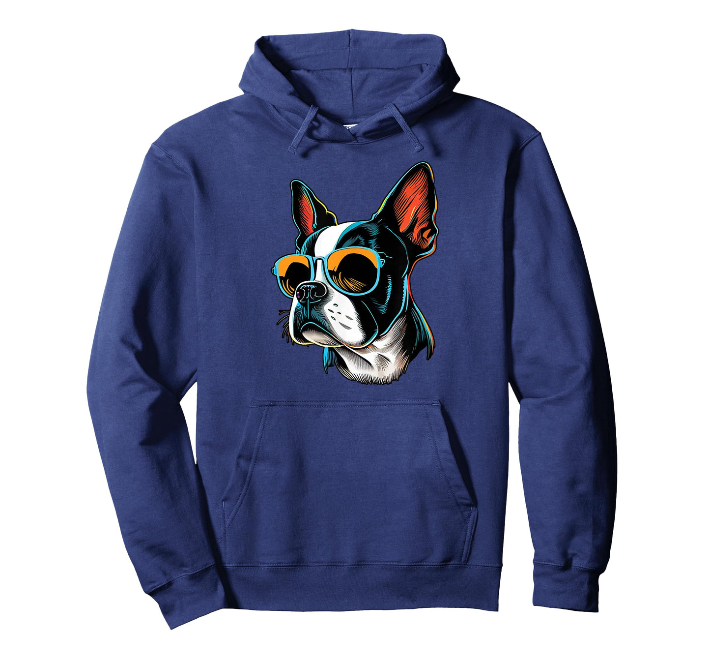 Dad Mom Cool Dog Sunglasses - Boston Terrier T-Shirt