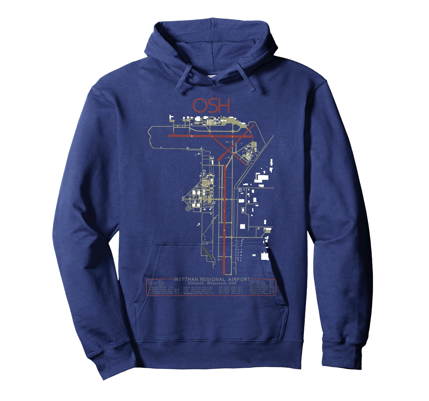 KOSH Wittman Regional Airport Oshkosh WI. Art T-Shirt T-Shirt