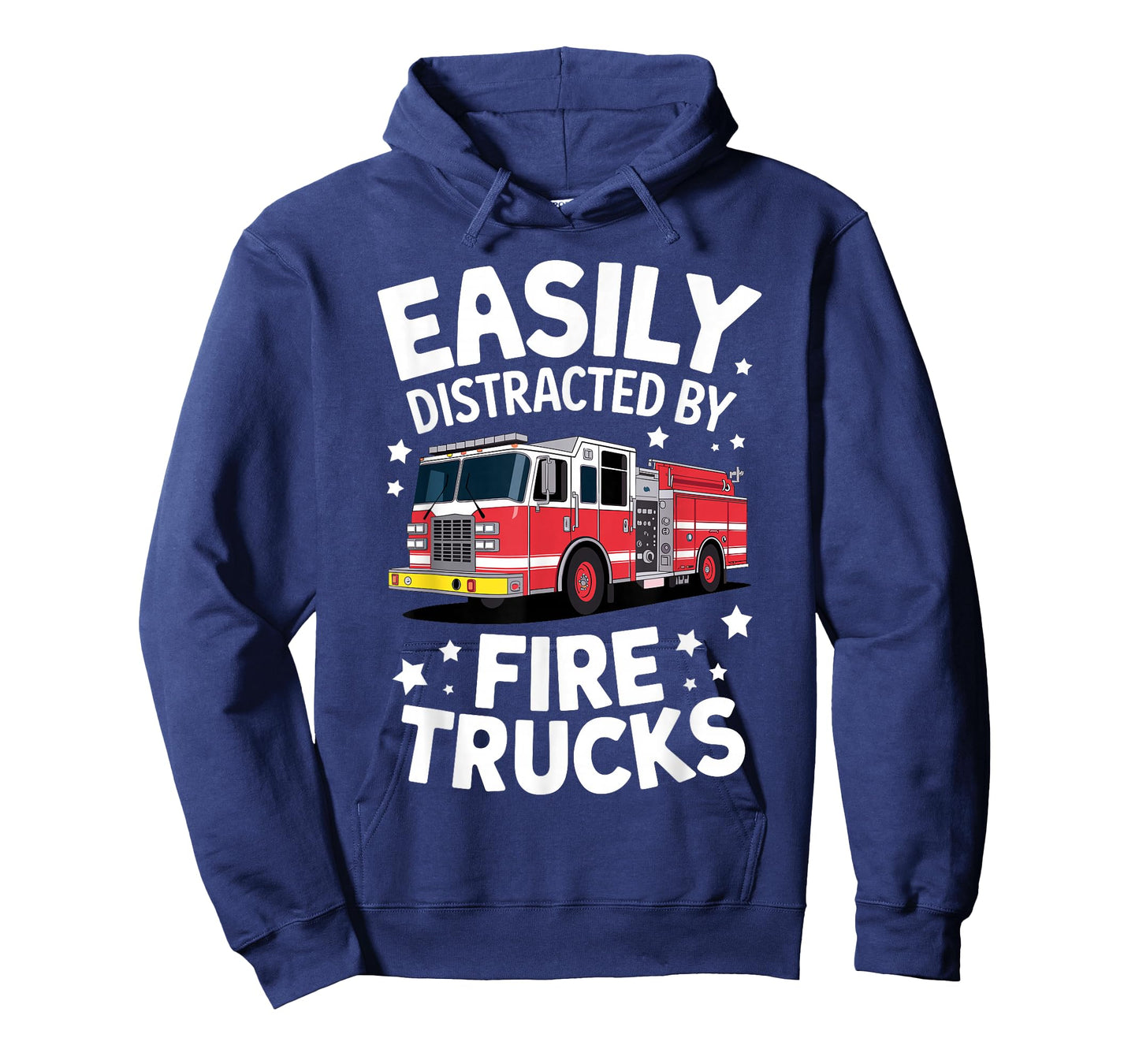 Funny Firefighter Art For Men Women Kids Fire Truck Fireman T-Shirt