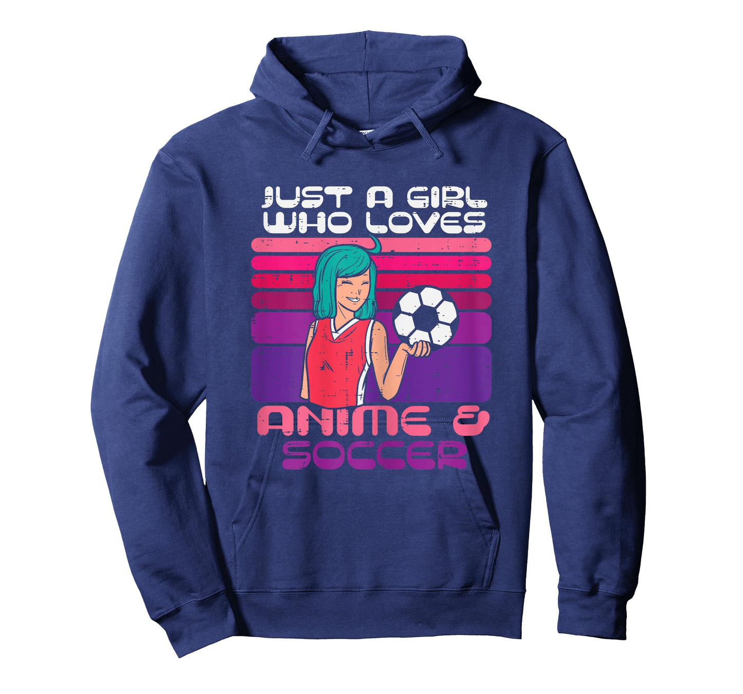 Girl Who Loves Anime Soccer Football Japaese Manga Otaku T-Shirt