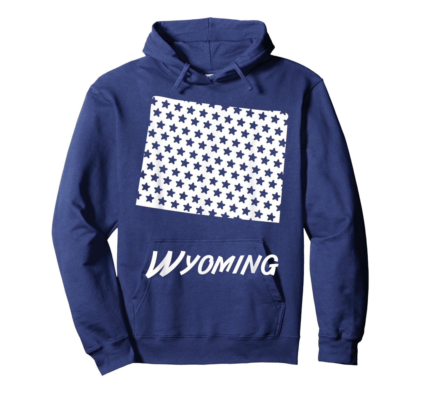 Wyoming USA State Outline Stars Vintage Retro Design T-Shirt