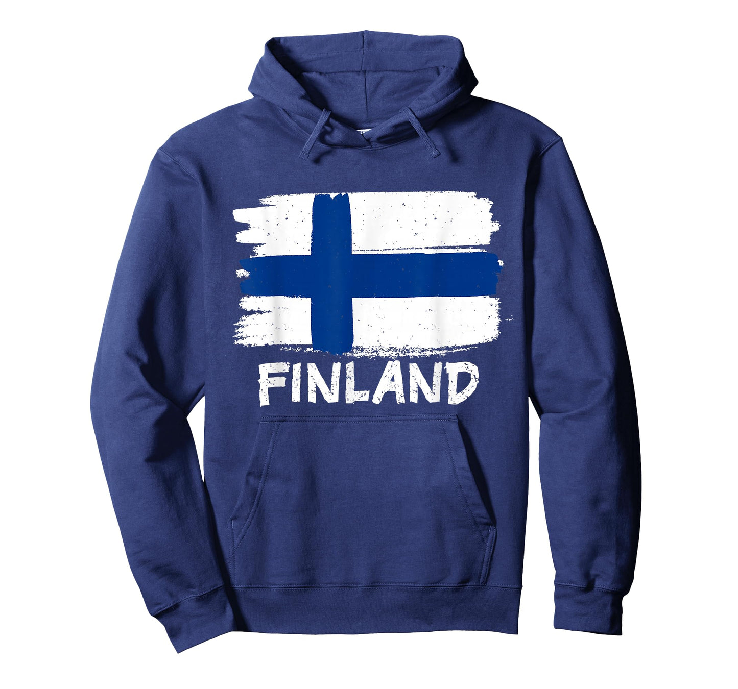 Finland Flag Kids Unisex Black Cotton Polyester T-Shirt