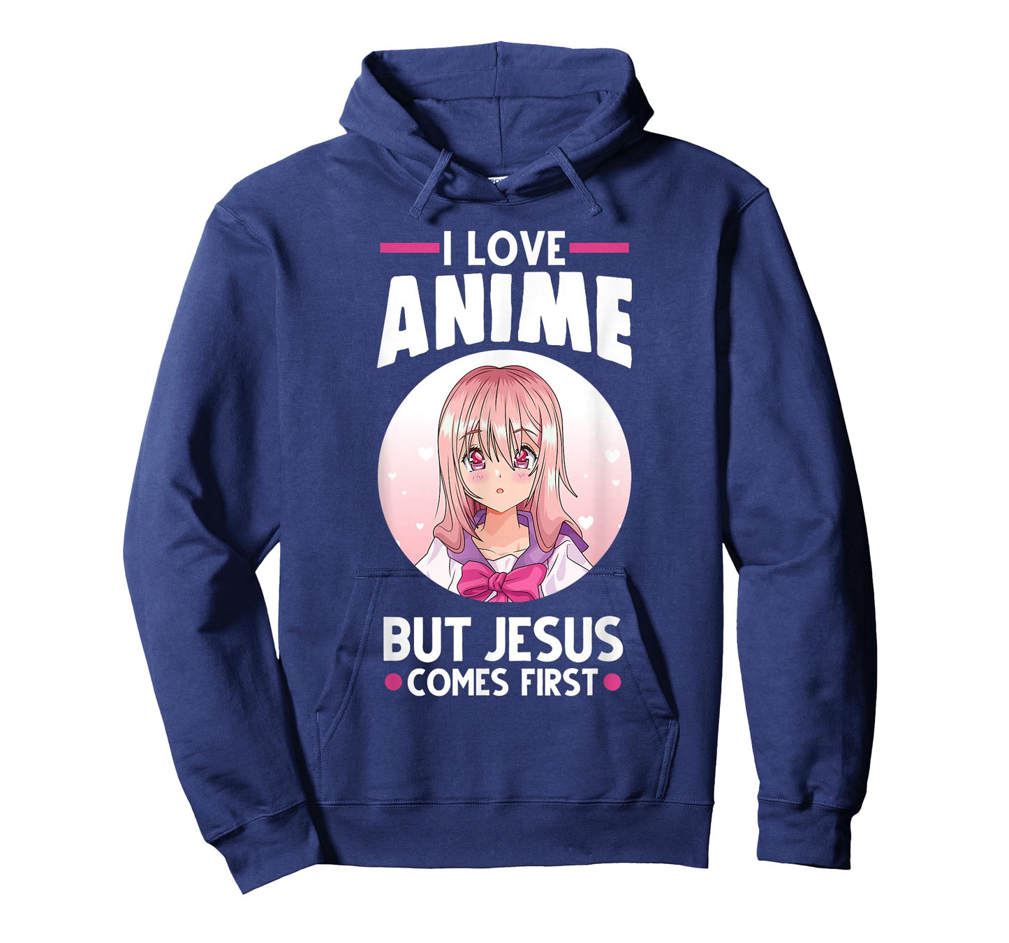 I Love Anime But Jesus Comes First Anime T-Shirt Small