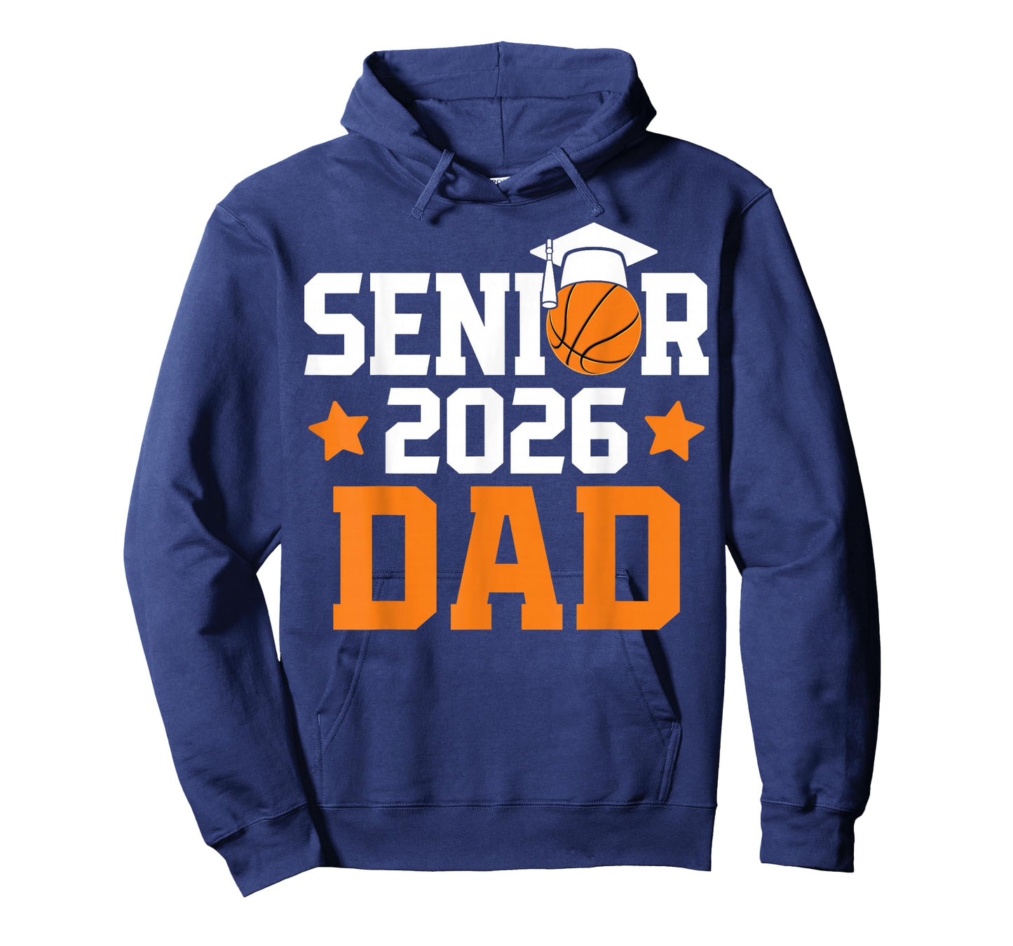 Senior 2026 Dad Basketball Lover Porud Father Graduation T-Shirt