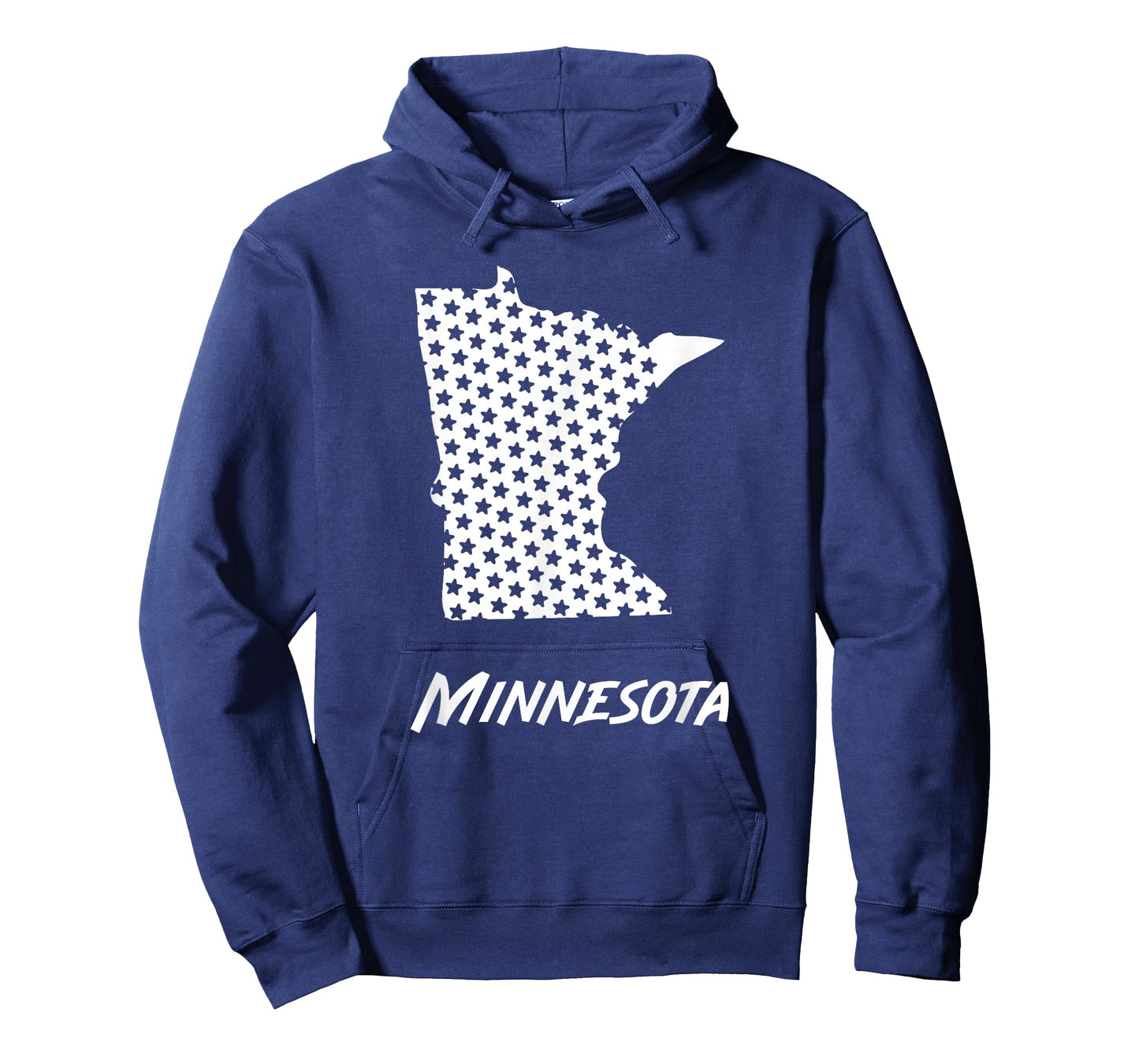 Minnesota USA State Outline Stars Vintage Retro Design T-Shirt