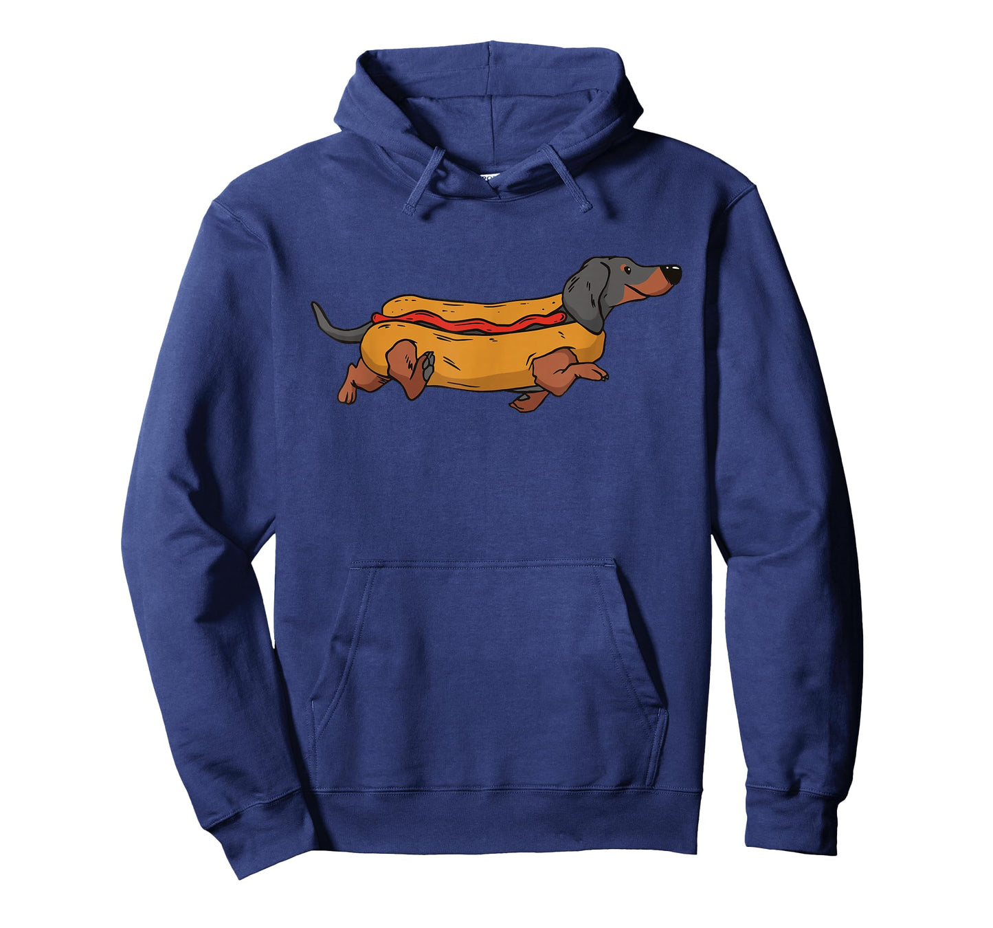 Funny Dachshund In Bun Weiner Hot Dog Cute Foodie Pun T-Shirt