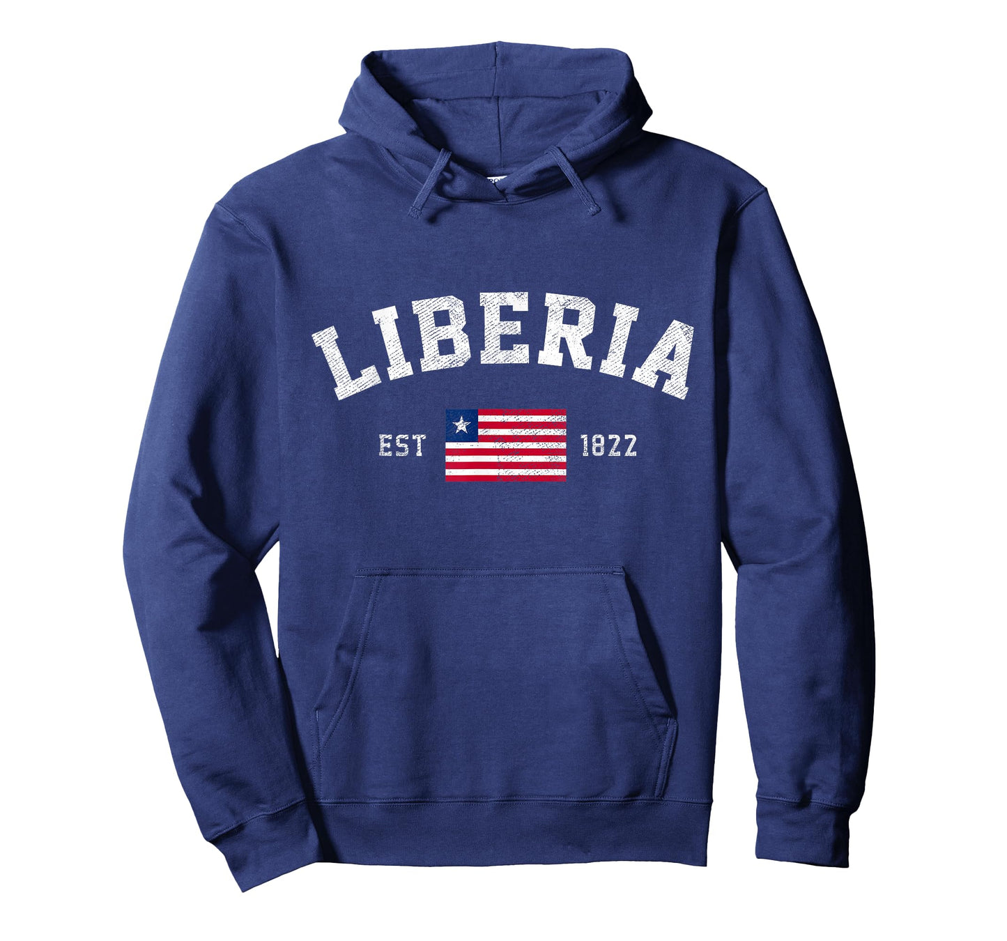 Liberia Est. 1822 Liberian Flag Independence Day T-Shirt