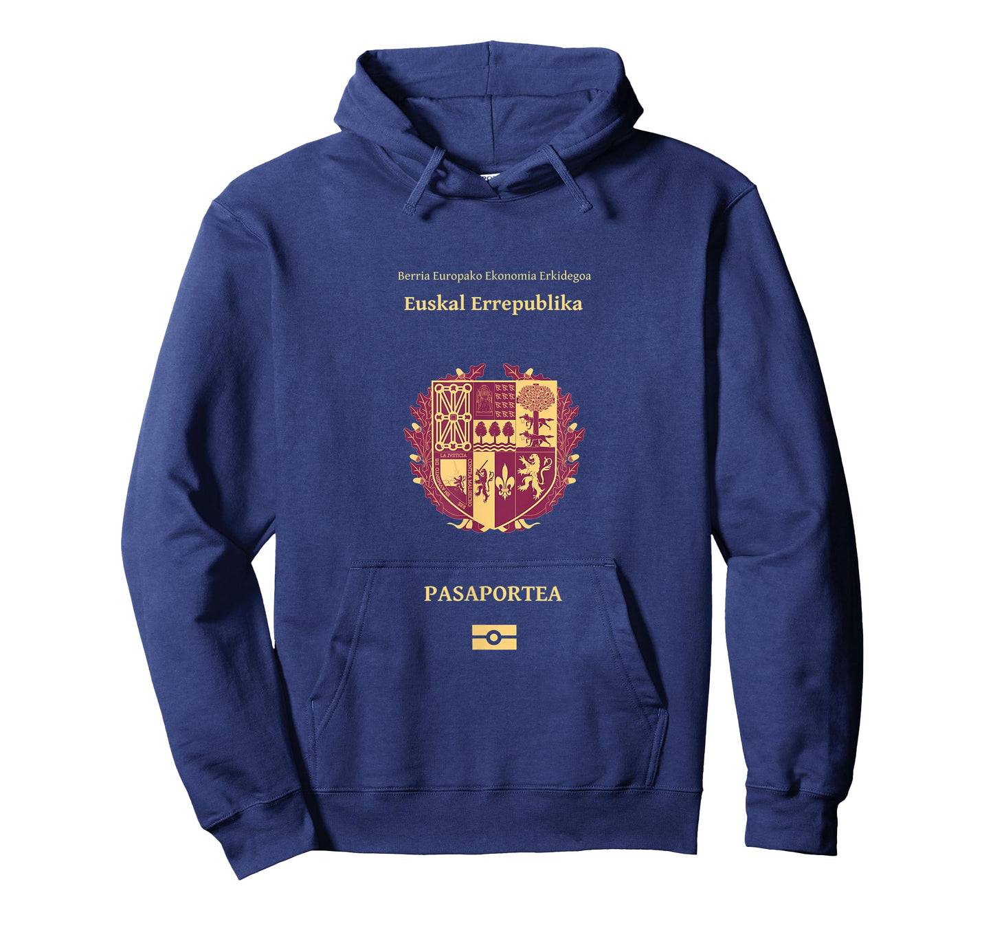 T-shirt Pais Vasco Pasaporte (la independencia) Euskal Herr
