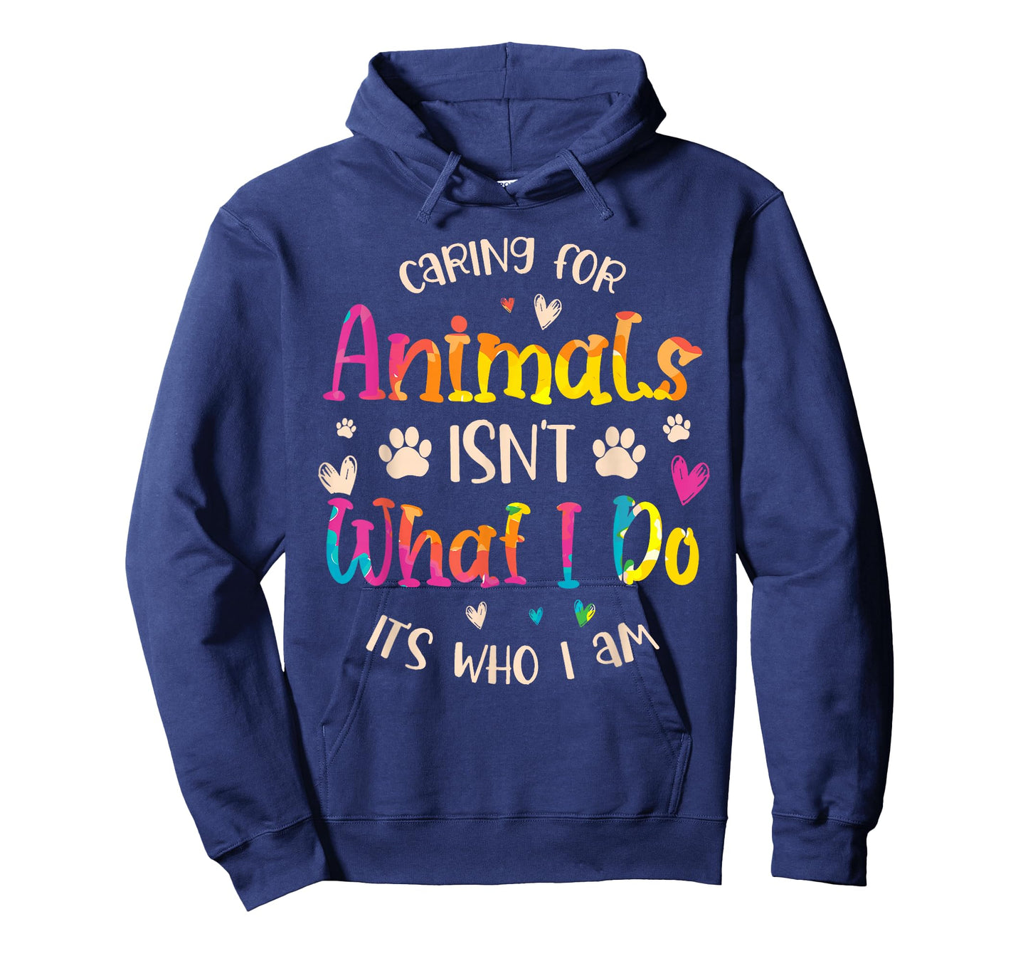 Caring for Animals Isn't What I do It's Who Animal Rescue T-Shirt