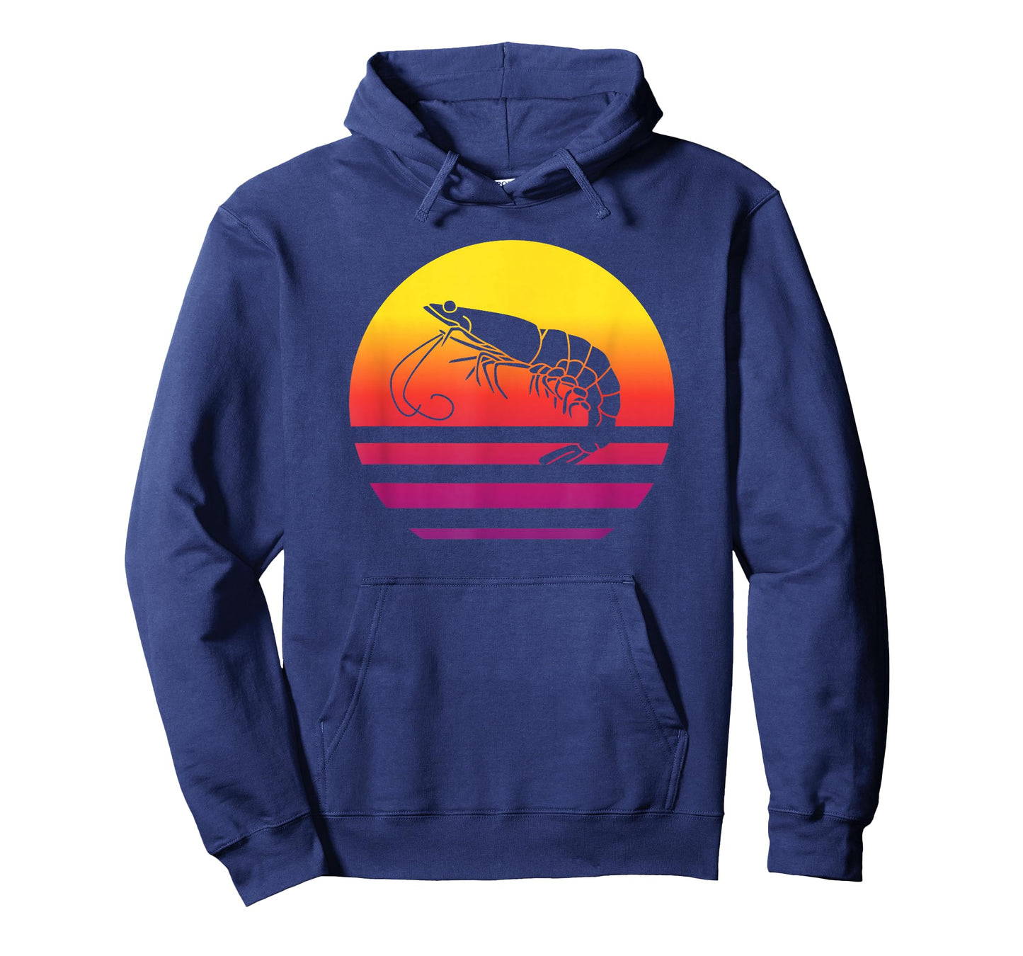 Shrimp Retro Style Vintage T-Shirt