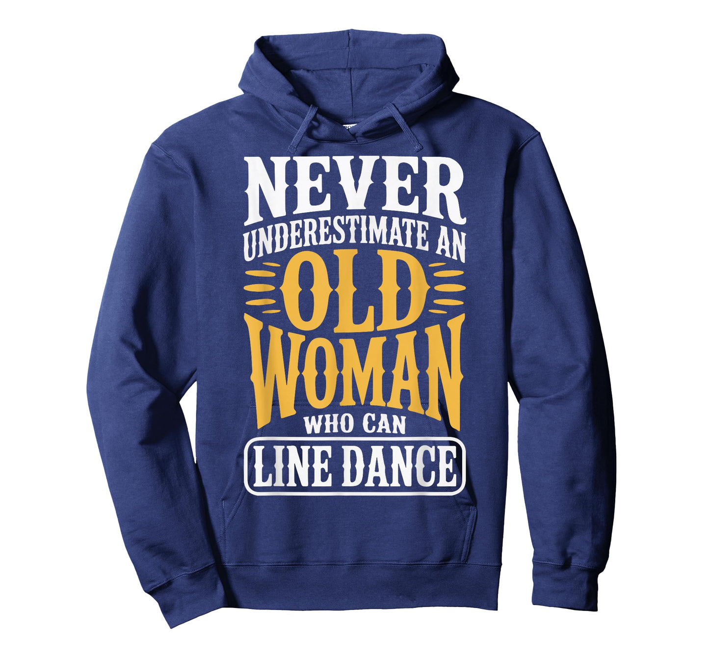 Never Underestimate An Old Woman Who Can Line Dance T-Shirt