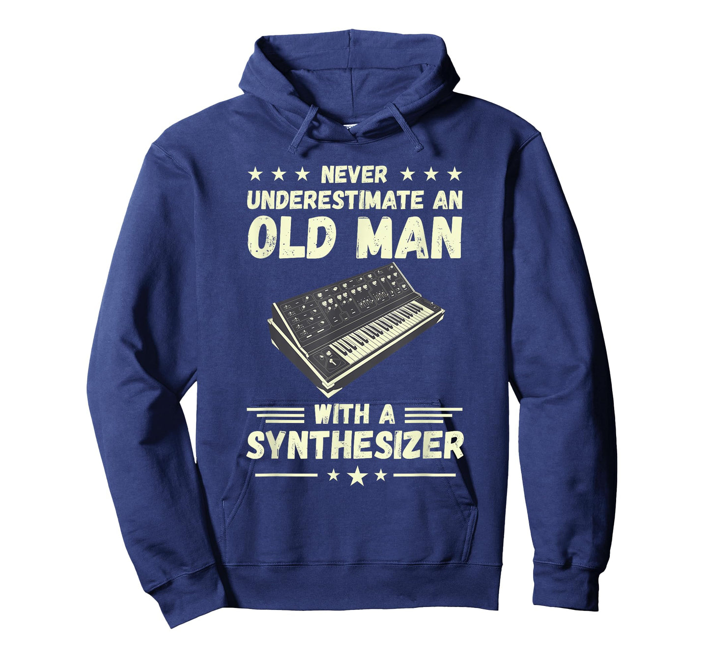 Synthesizer Never Underestimate An Old Man Modular Synth T-Shirt