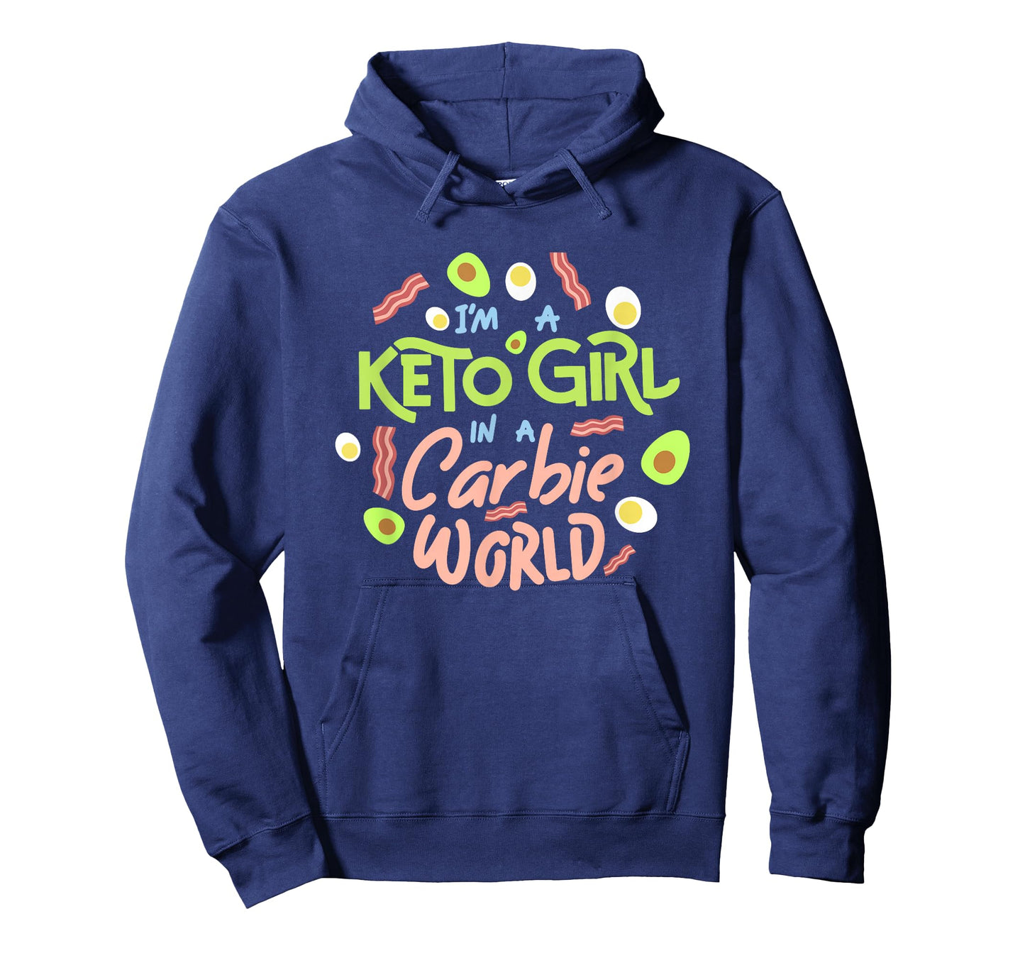 Funny I'm a Keto Girl In a Carbie World diet shirt T-Shirt
