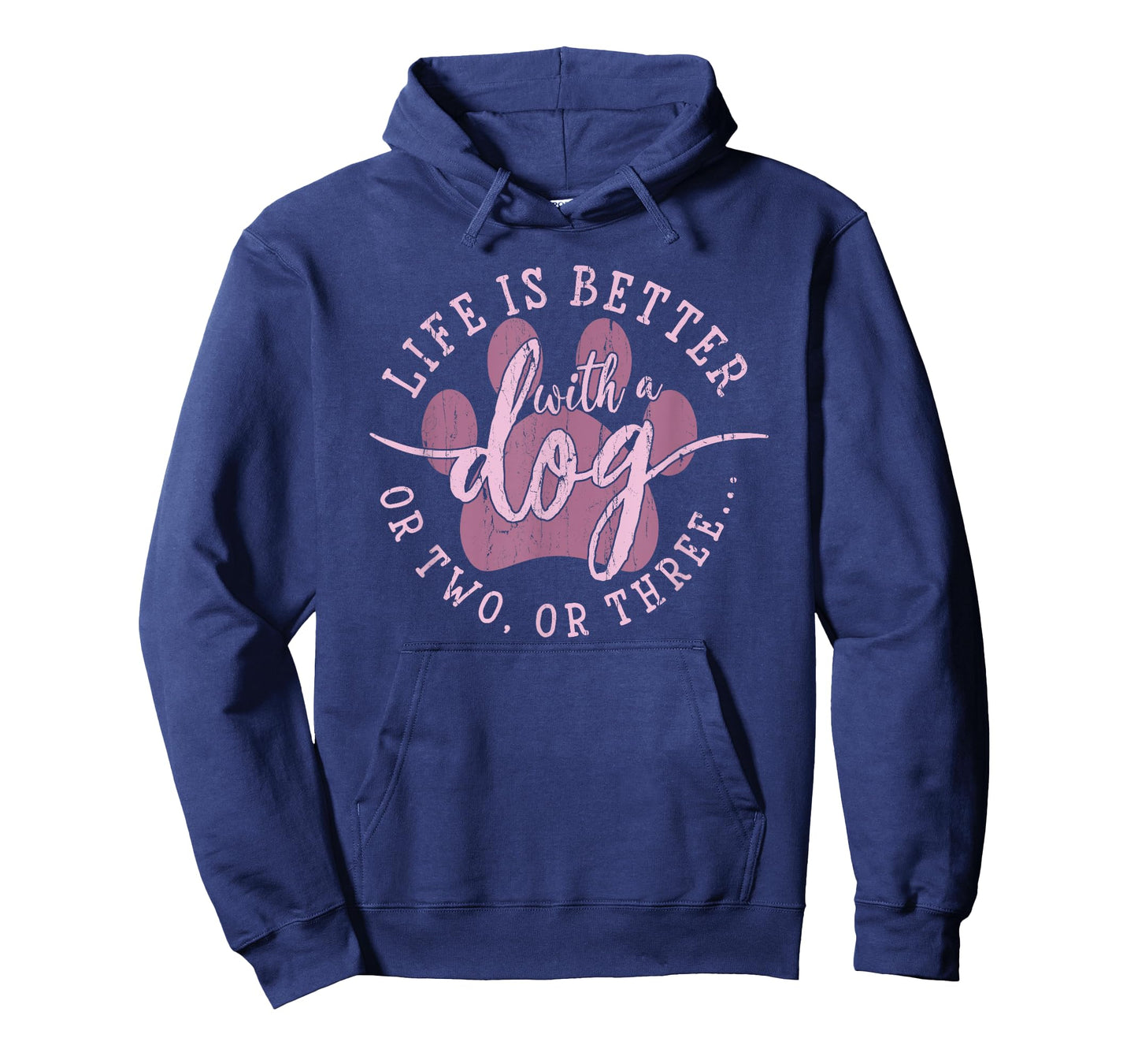 Life is Better with A Dog Or Two Or Three, Dog Lover T-Shirt