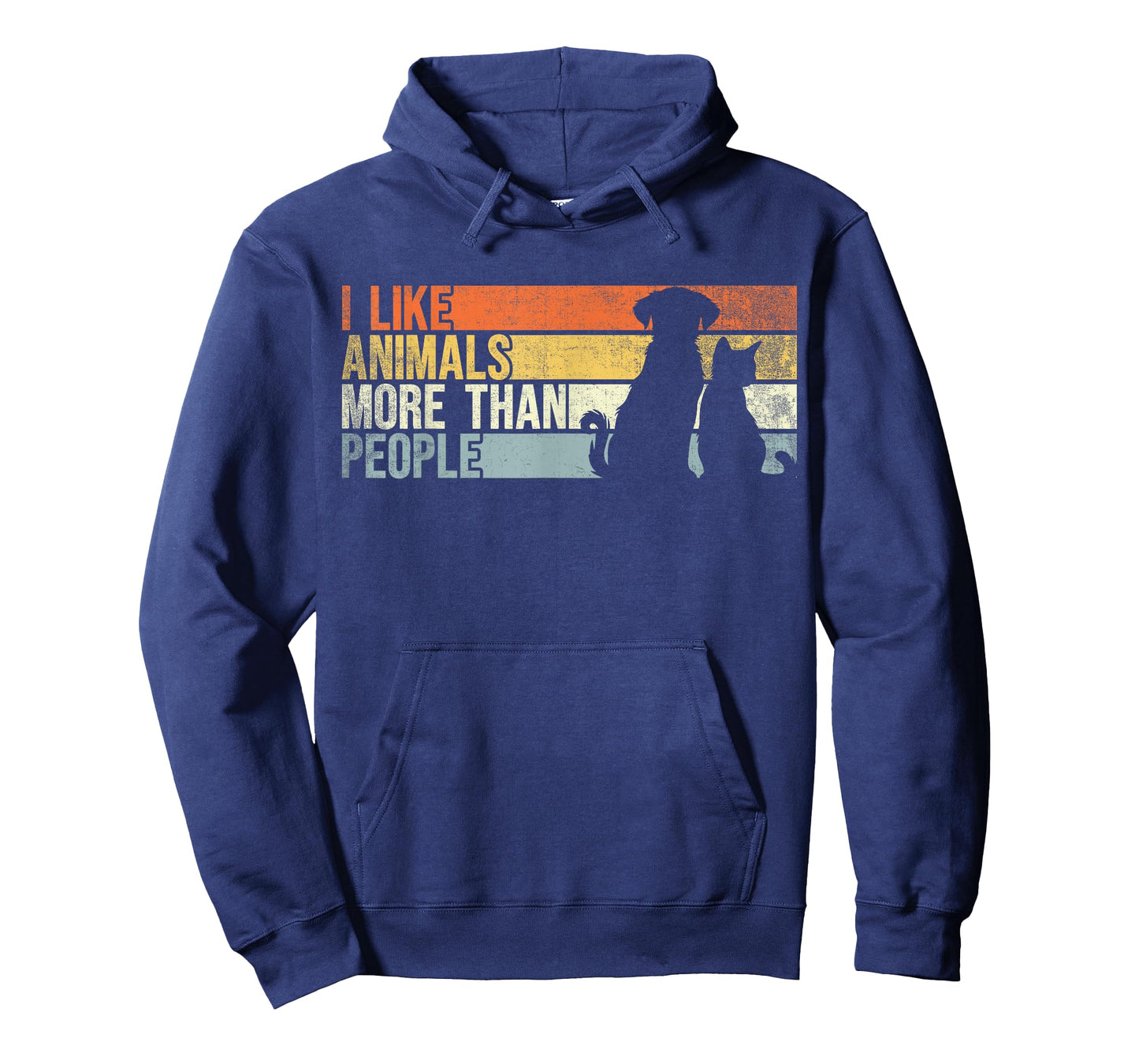 I Like Animals More Than People. Funny Dog And Cat Lover T-Shirt for Men Women