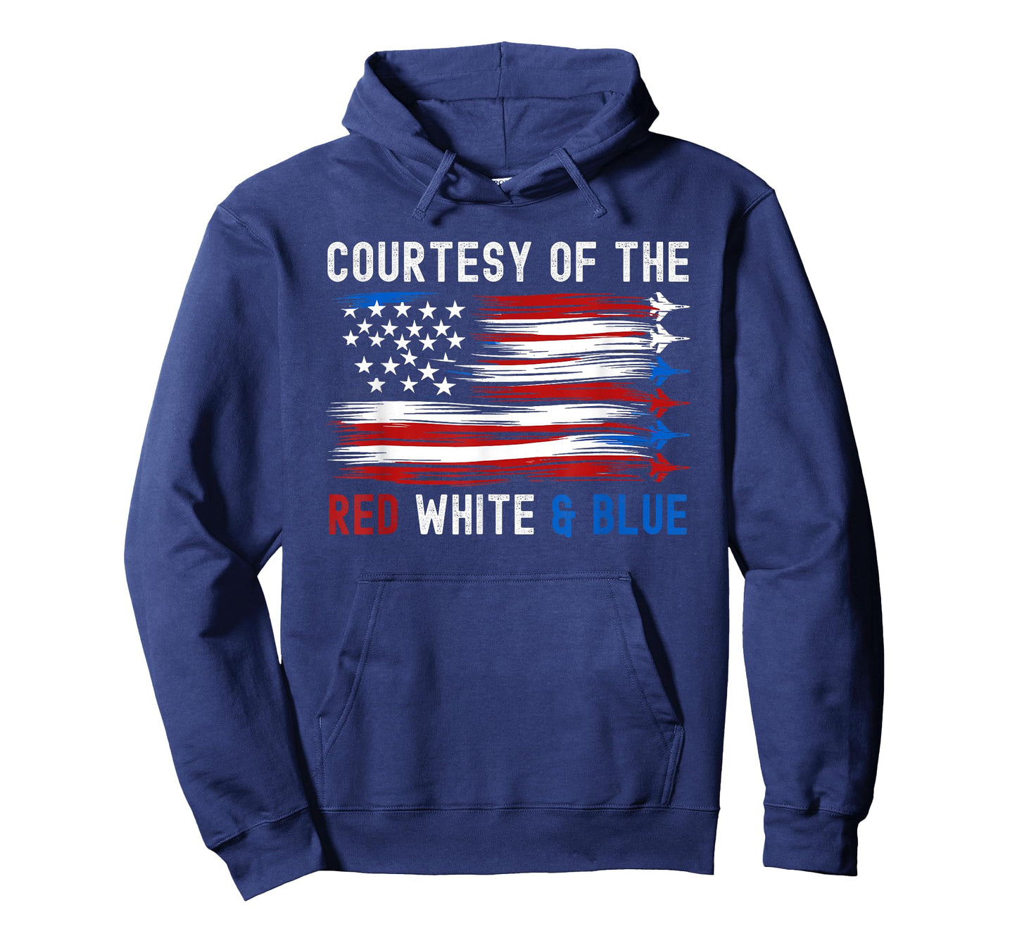 Courtesy Red White Blue Funny Patriotic US Flag T-Shirt