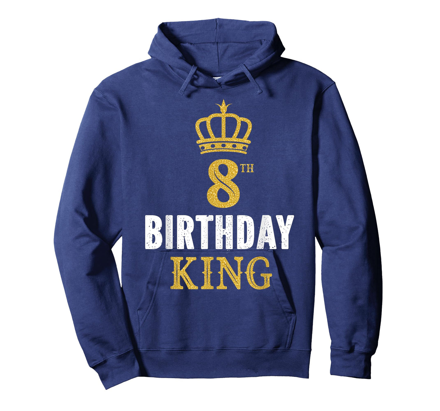 Happy 8th Birthday King 8 Years Old Party Ideas For Boys T-Shirt