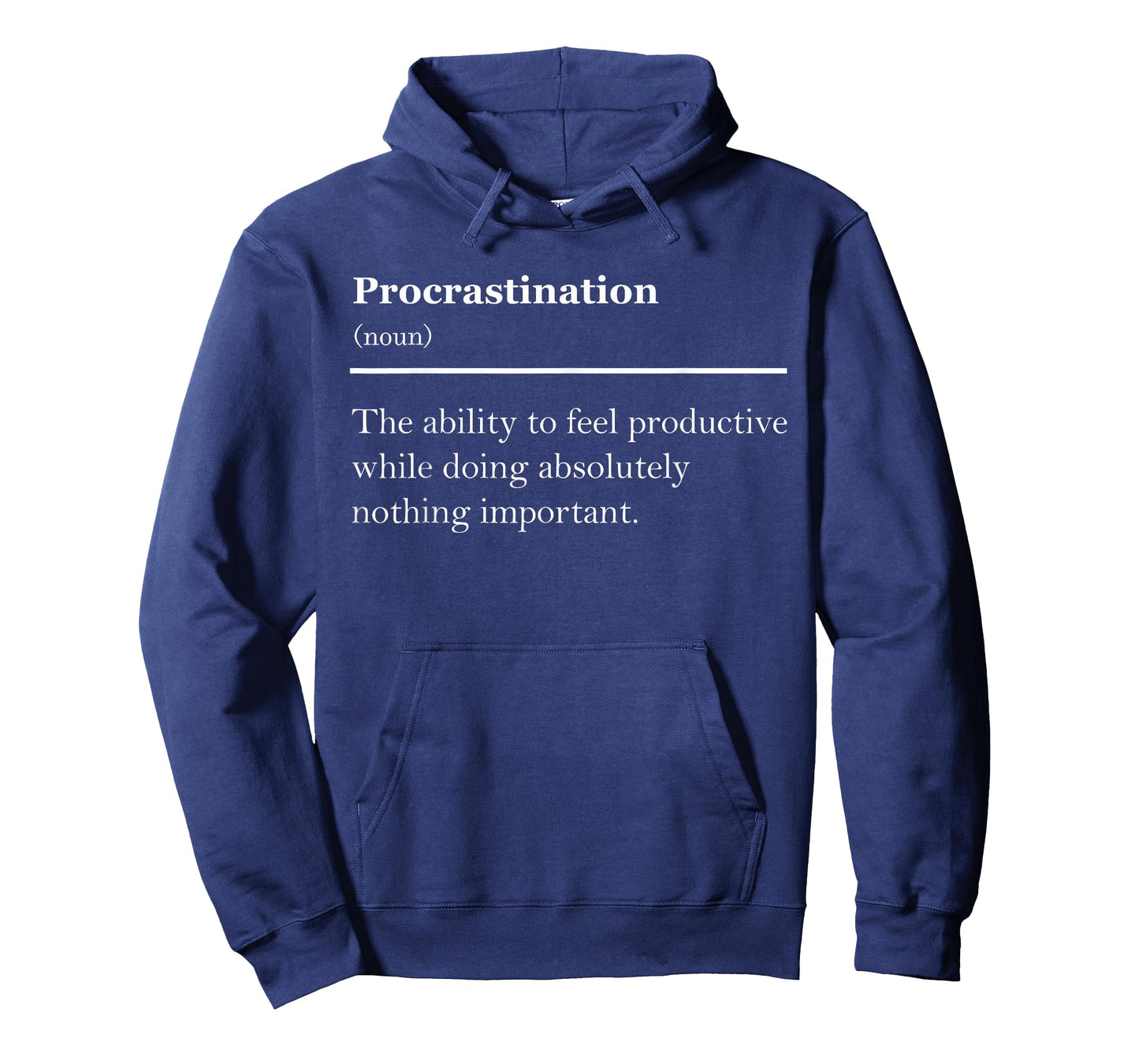 Procrastination Definition Funny Office Student Lazy Humor T-Shirt