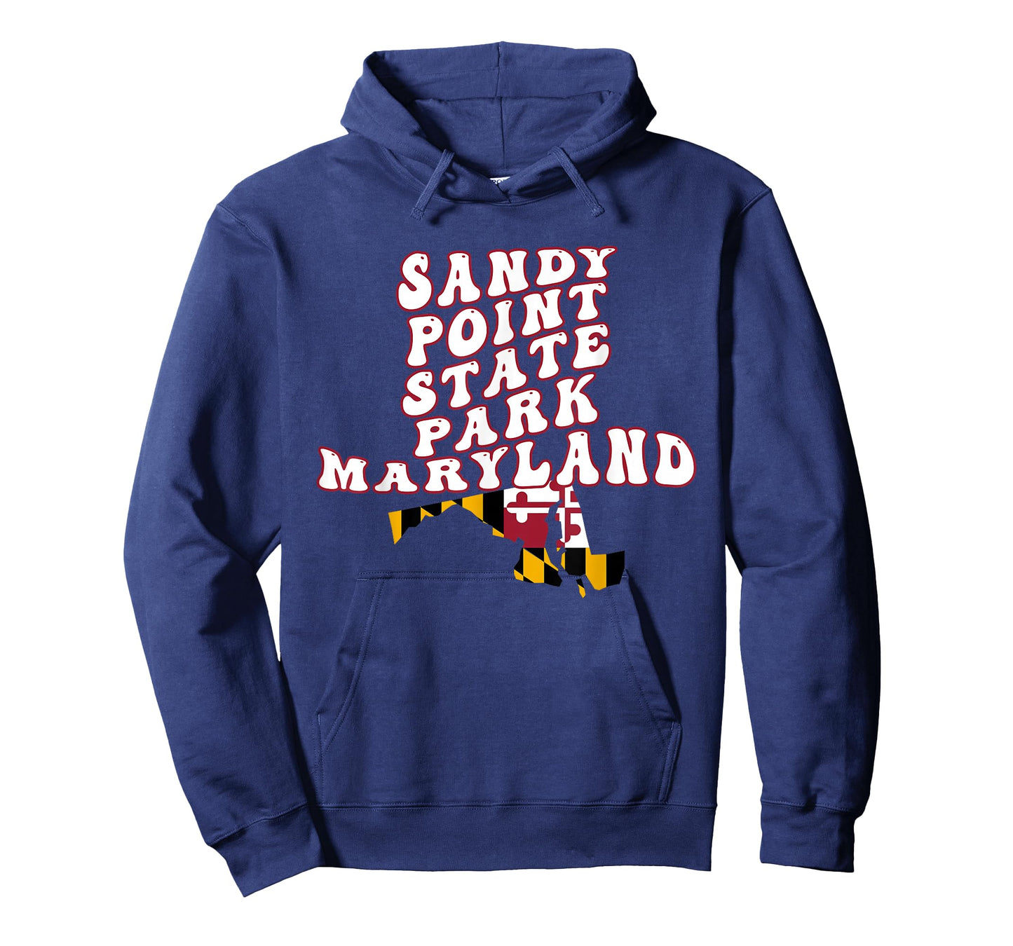 Sandy Point State Park Maryland MD Flag Vacation Souvenir T-Shirt