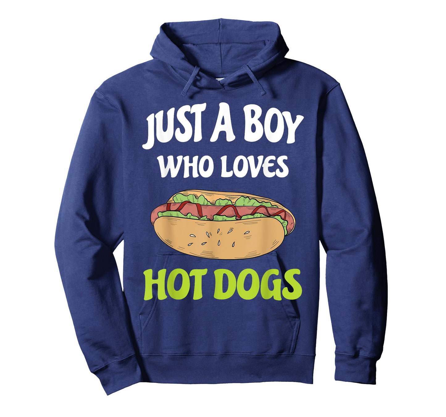 Just A Boy Who Loves Hot Dogs Funny Hot Dog Design Toddler T-Shirt