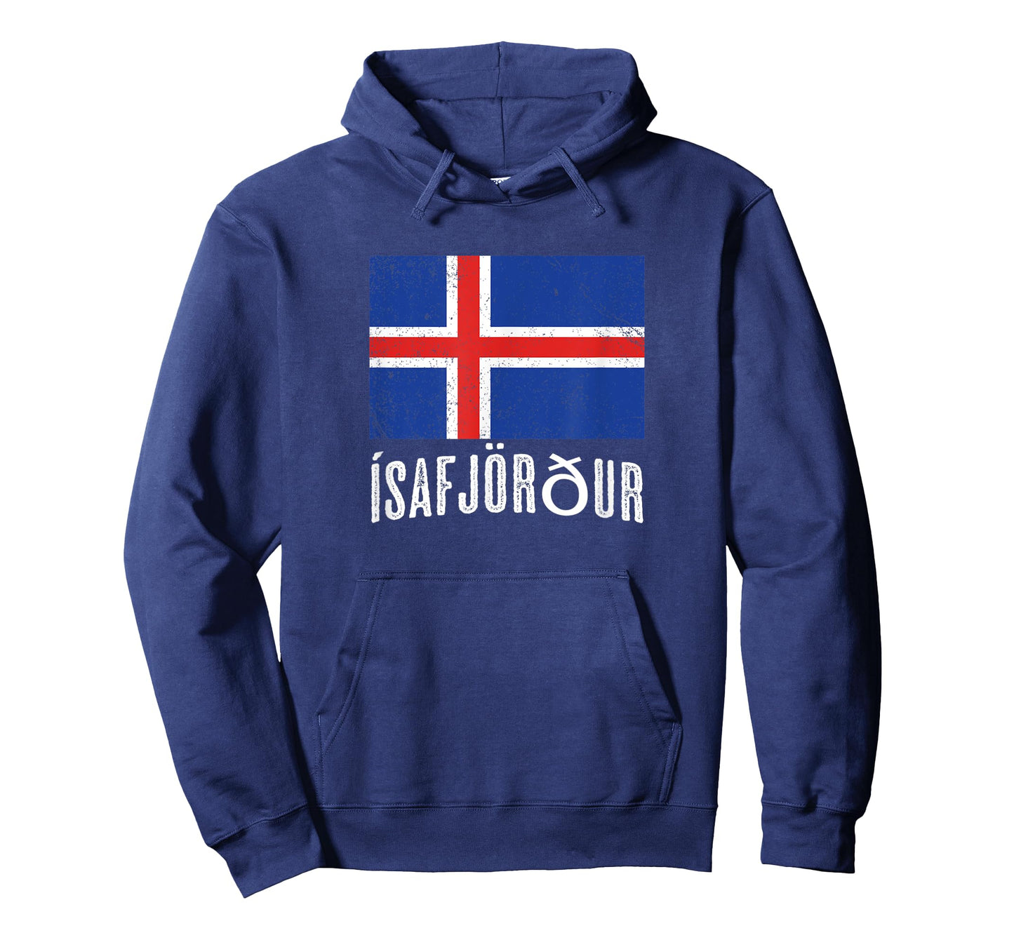 City of Ísafjörður ICELAND | Icelandic Flag Novelty Merch - T-Shirt