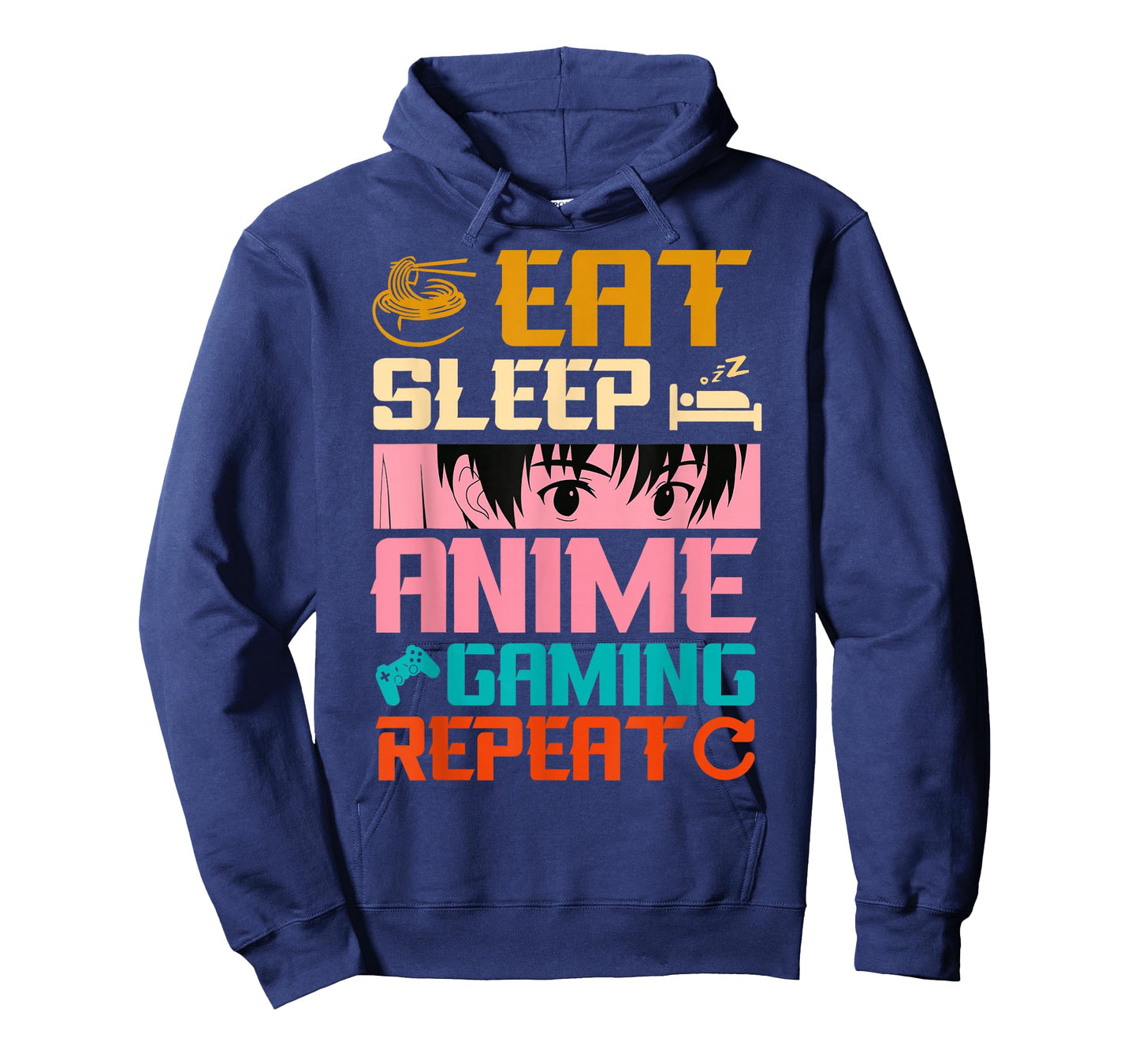 Eat Sleep Anime Gaming Repeat Kawaii Otaku Anime Manga T-Shirt