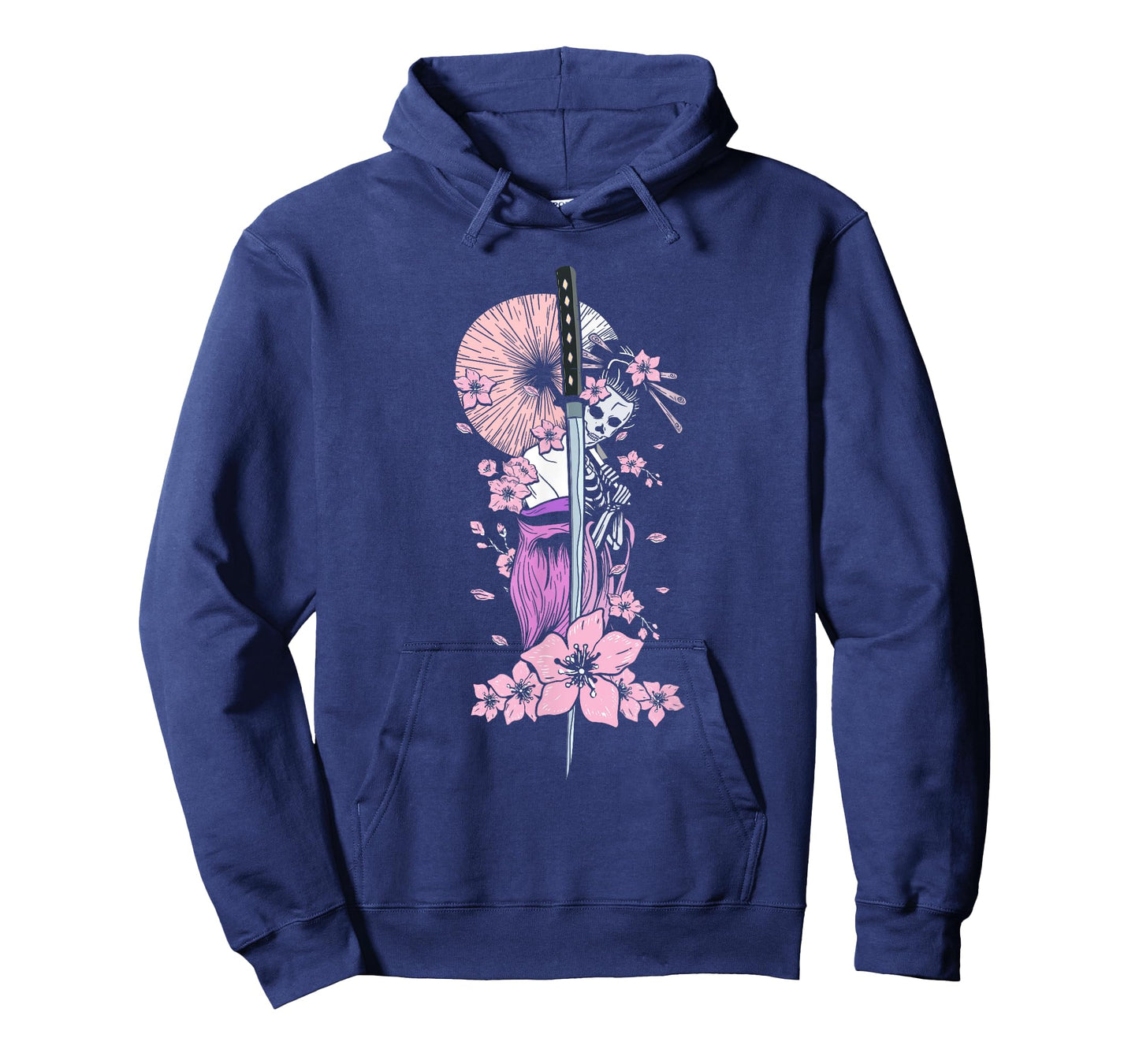 Japanese Geisha with Geisha and Cherry Blossom and Sakura T-Shirt